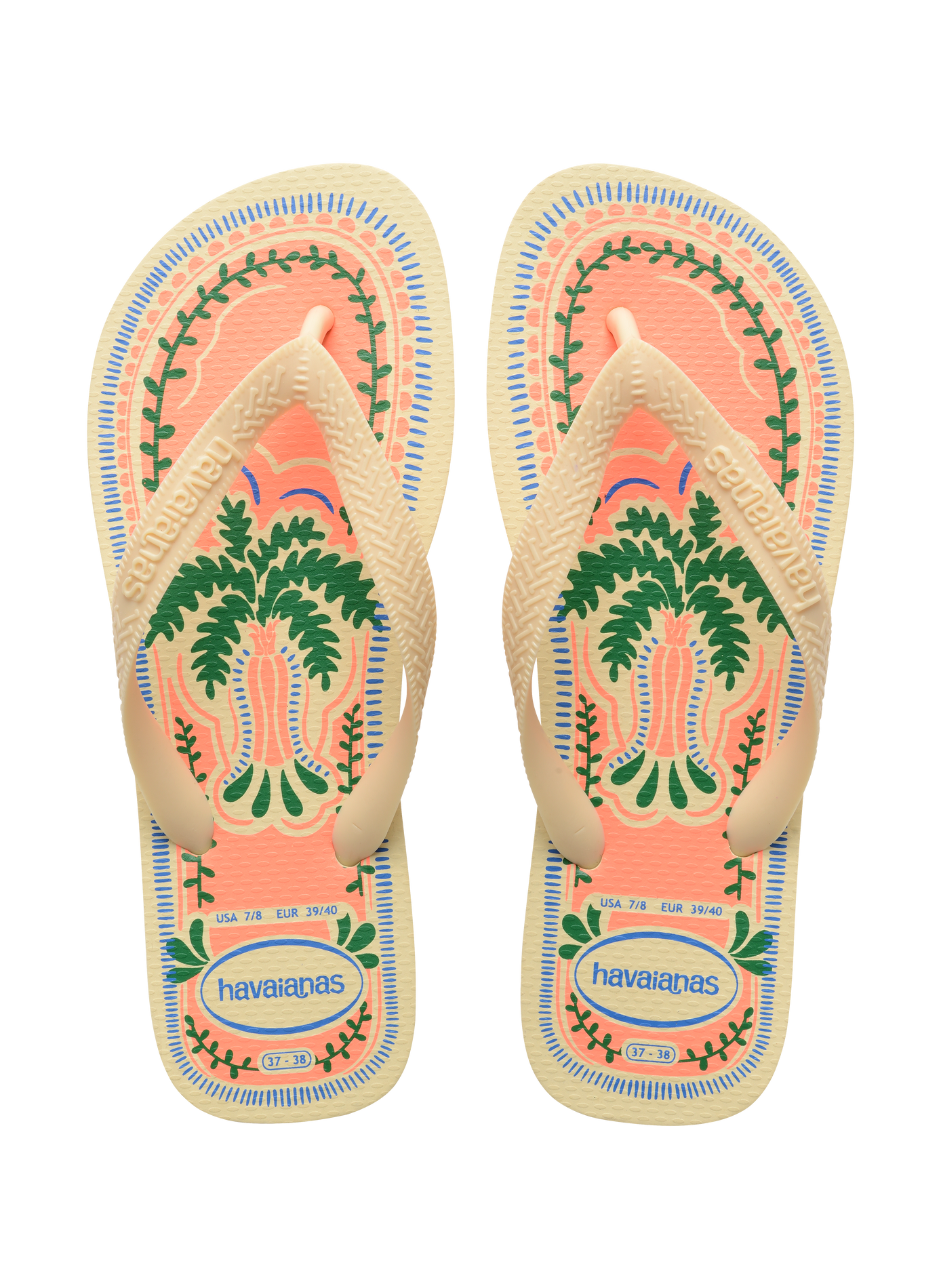 Tongs Top Summer Vibes à imprimés HAVAIANAS Beige