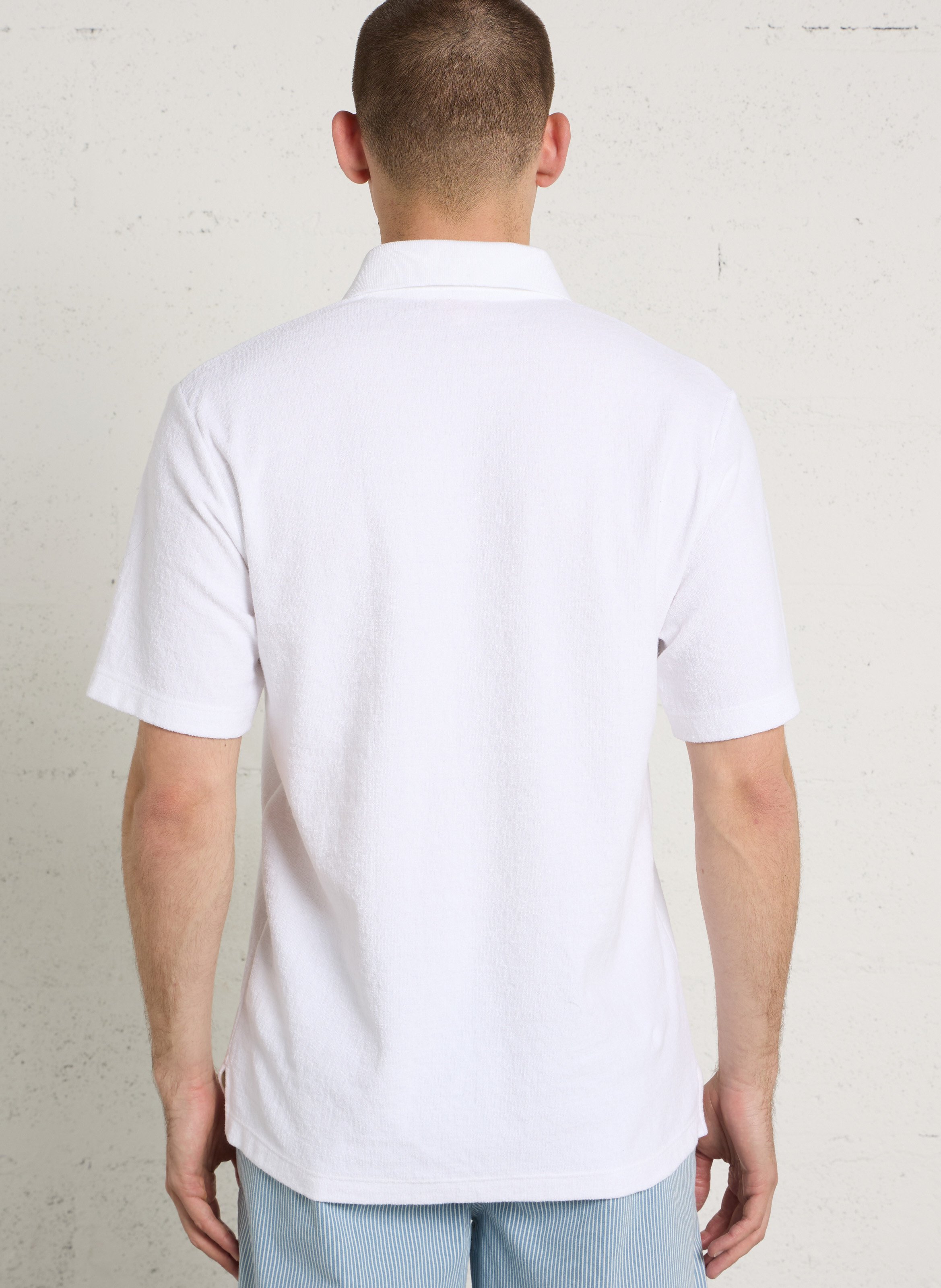 Polo oversize en coton heritage ARMOR-LUX Blanc