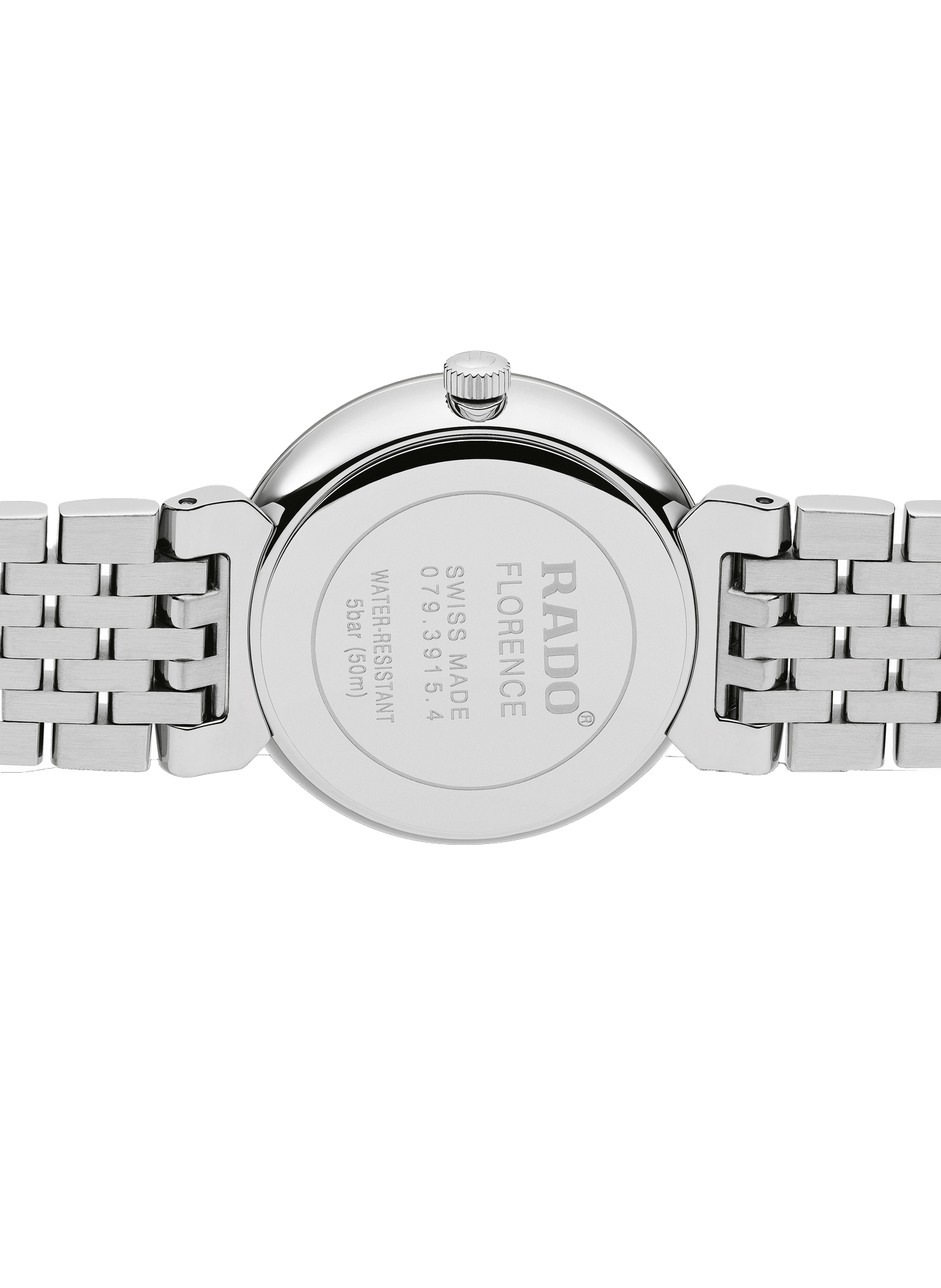 Montre quartz en acier inoxydable RADO Blanc