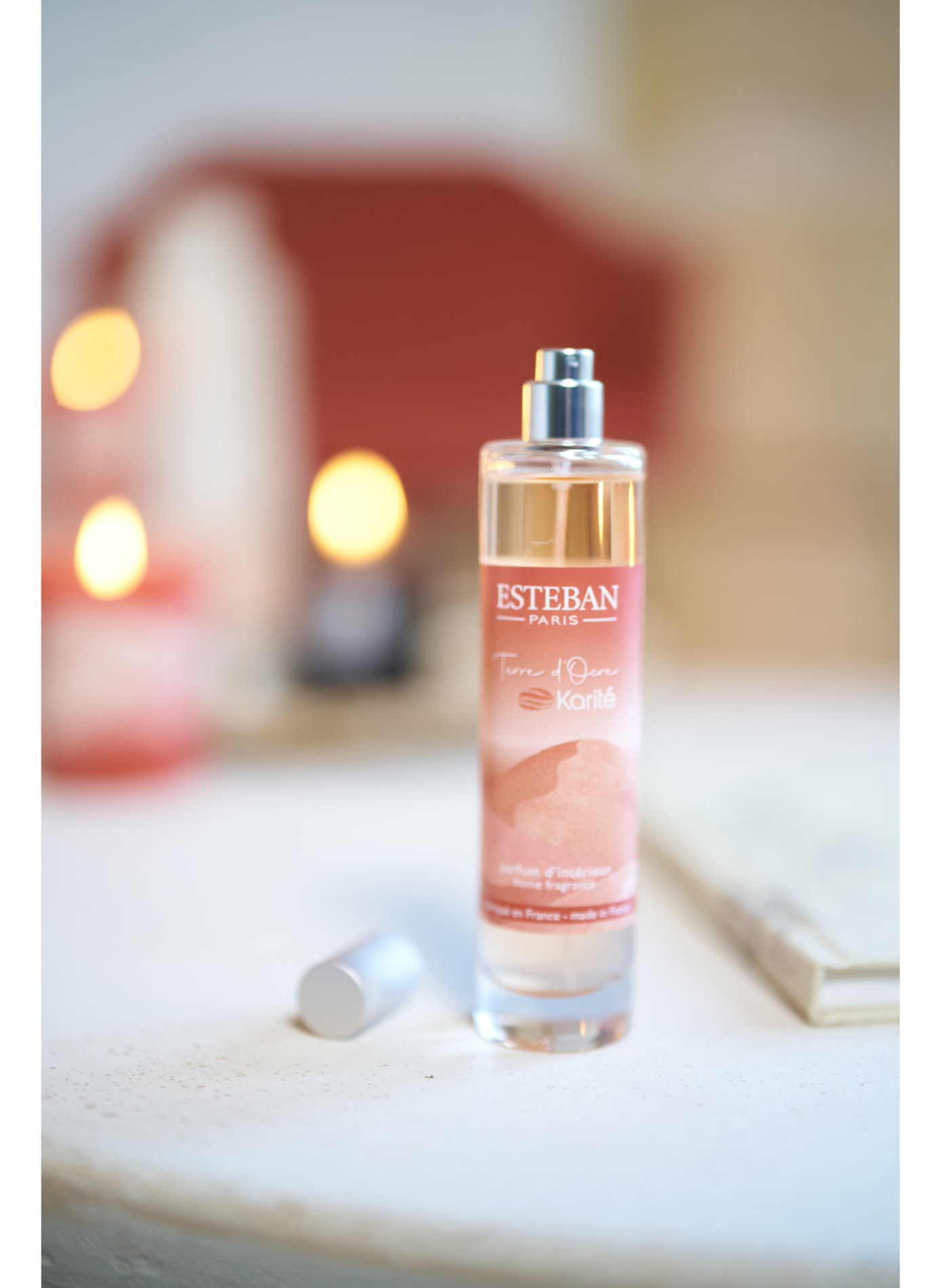 Verstuiver Terracotta Shea 75 ml ESTEBAN Roze