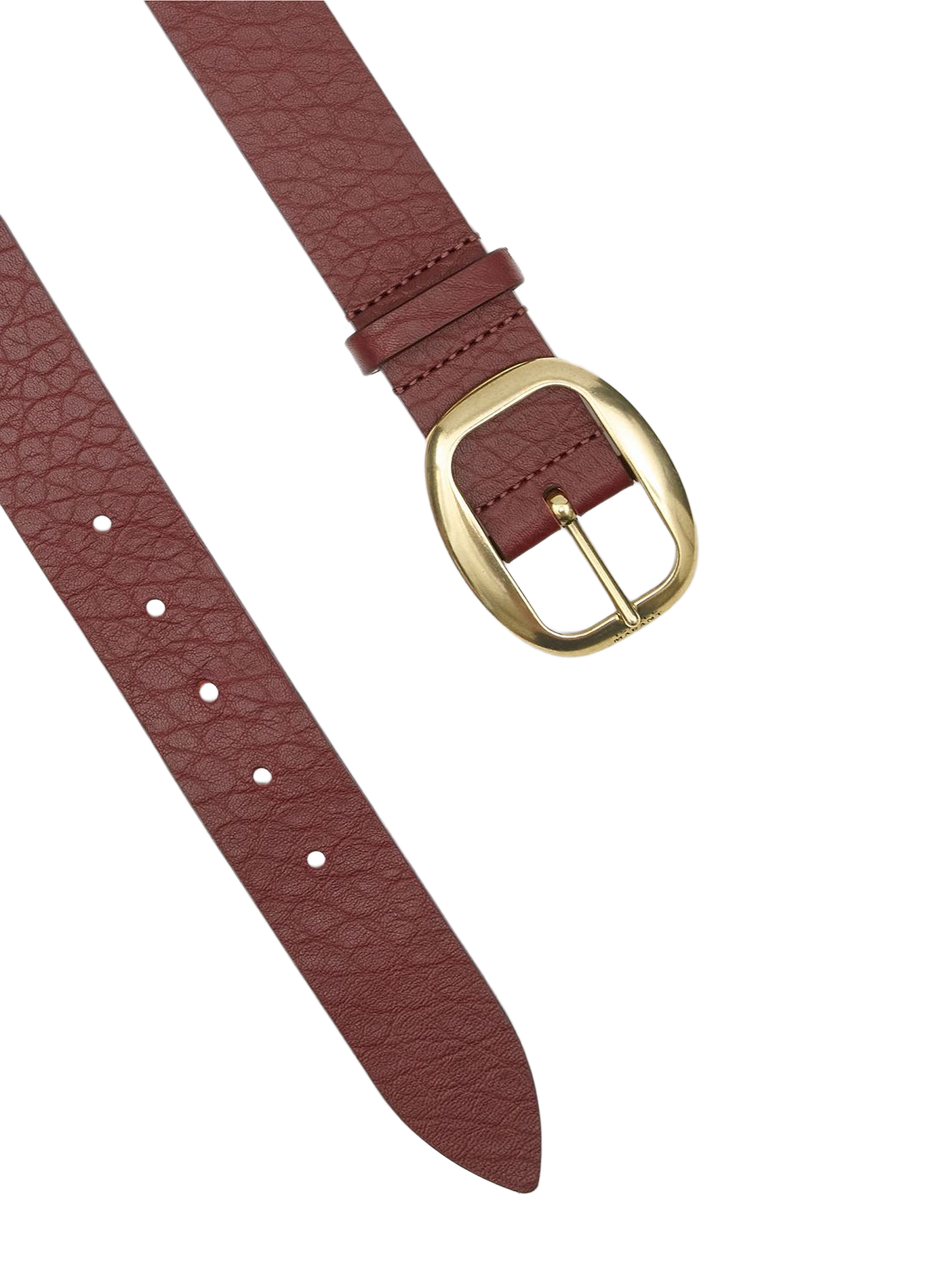 Gürtel Dara mit strukturierter Lederschnalle ISABEL MARANT Rot