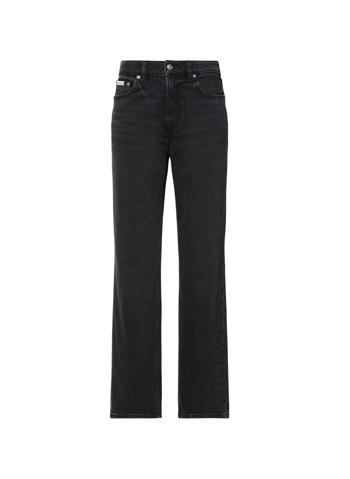 Gerade geschnittene Jeans aus Baumwollmischung CALVIN KLEIN Schwarz
