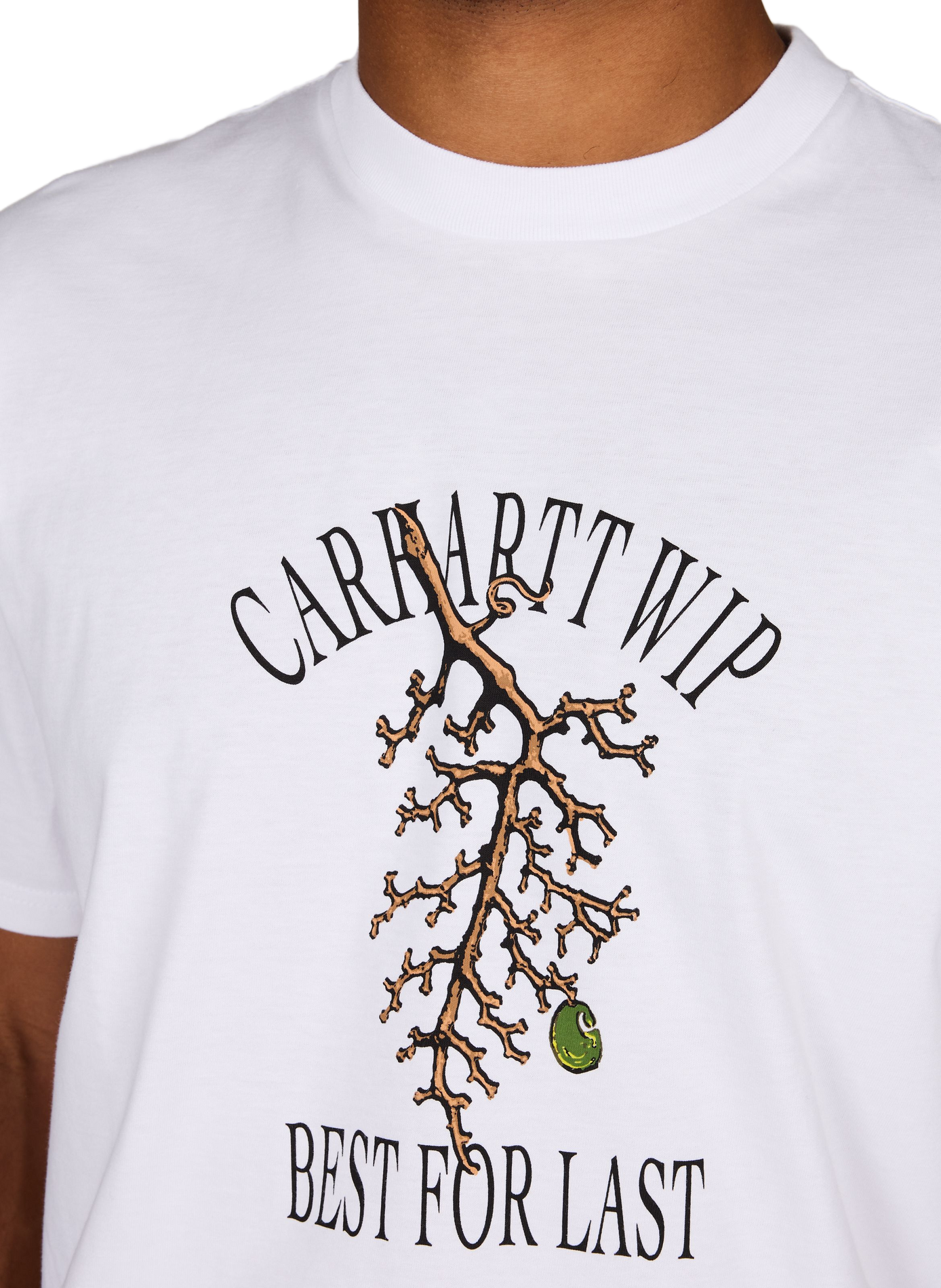 Straight printed cotton T-shirt CARHARTT WIP White
