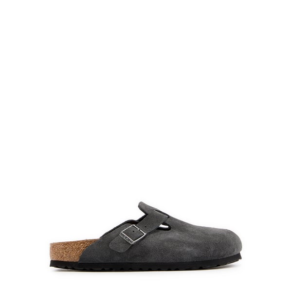 Mules Boston unies en cuir Mules Boston unies en cuir