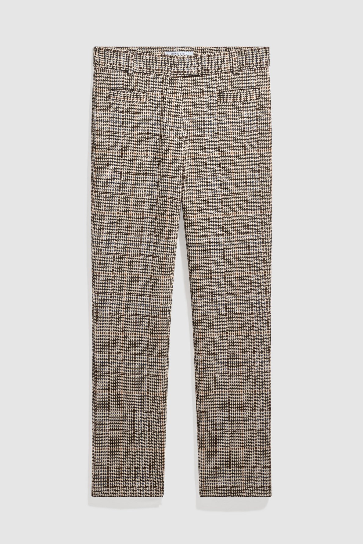 Pantalon slim pied de poule - madie GERARD DAREL Beige