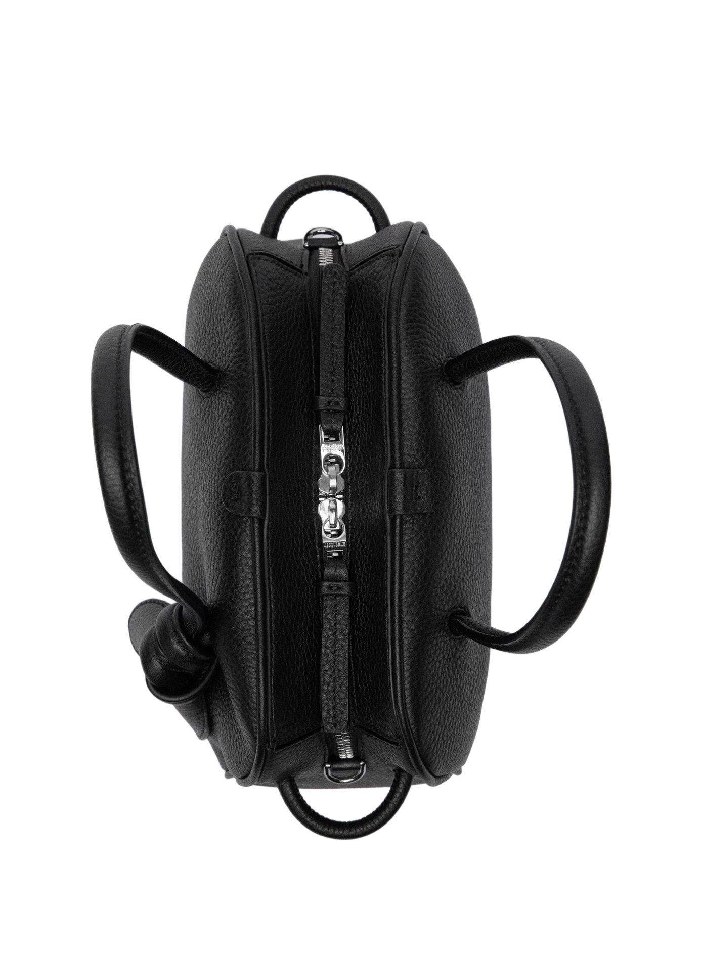 Bolso Le Petit Turismo de cuero granulado JACQUEMUS Negro