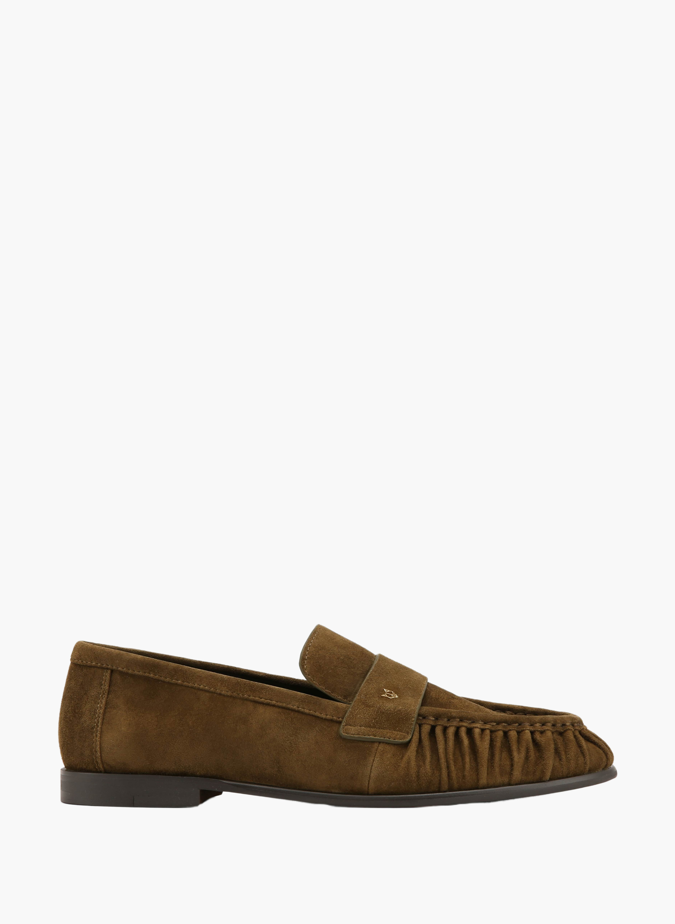 Love mocassins van suède NAKED WOLFE Kaki