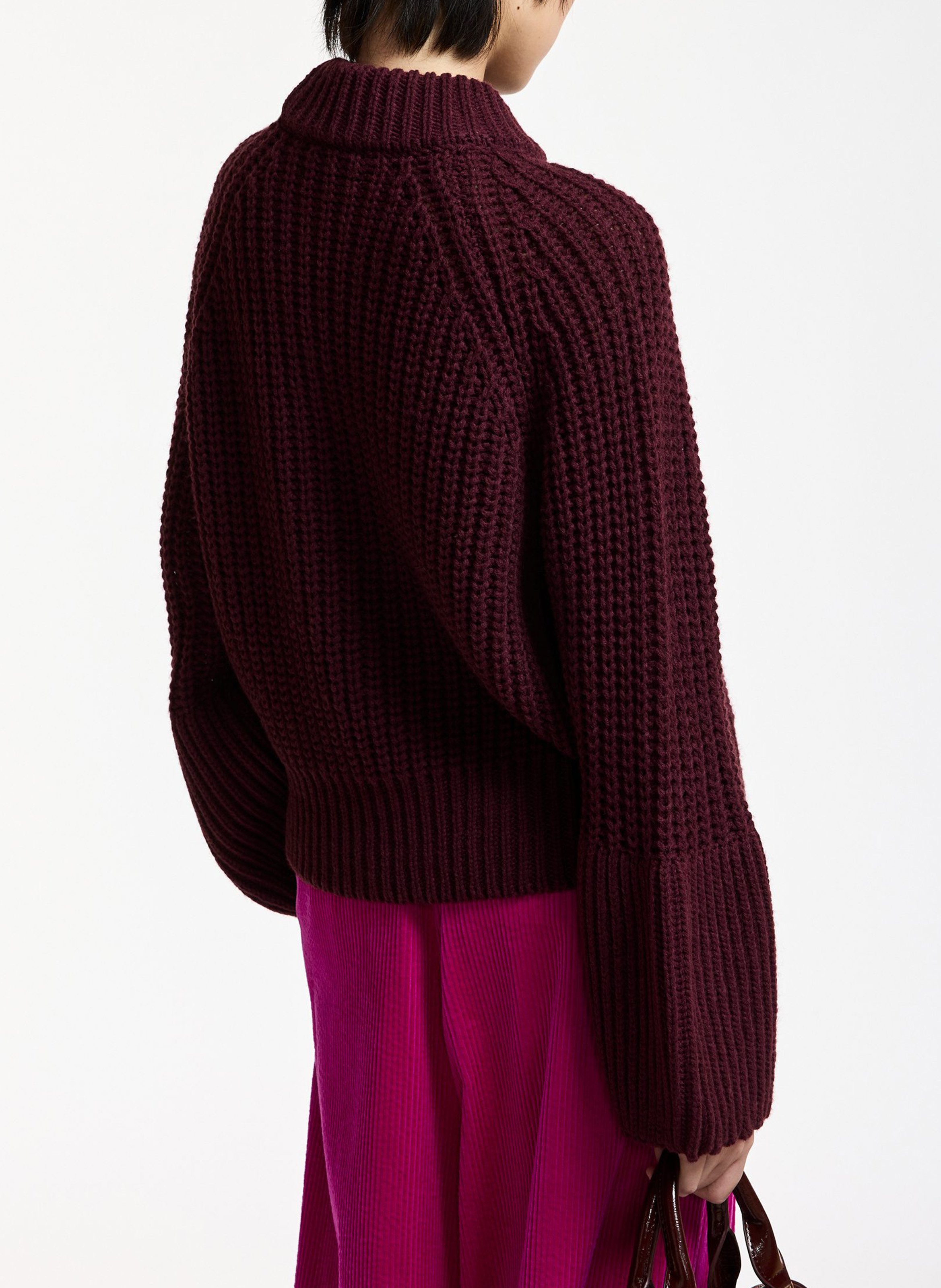 Pantalon large en coton kitch ESSENTIEL ANTWERP Rose