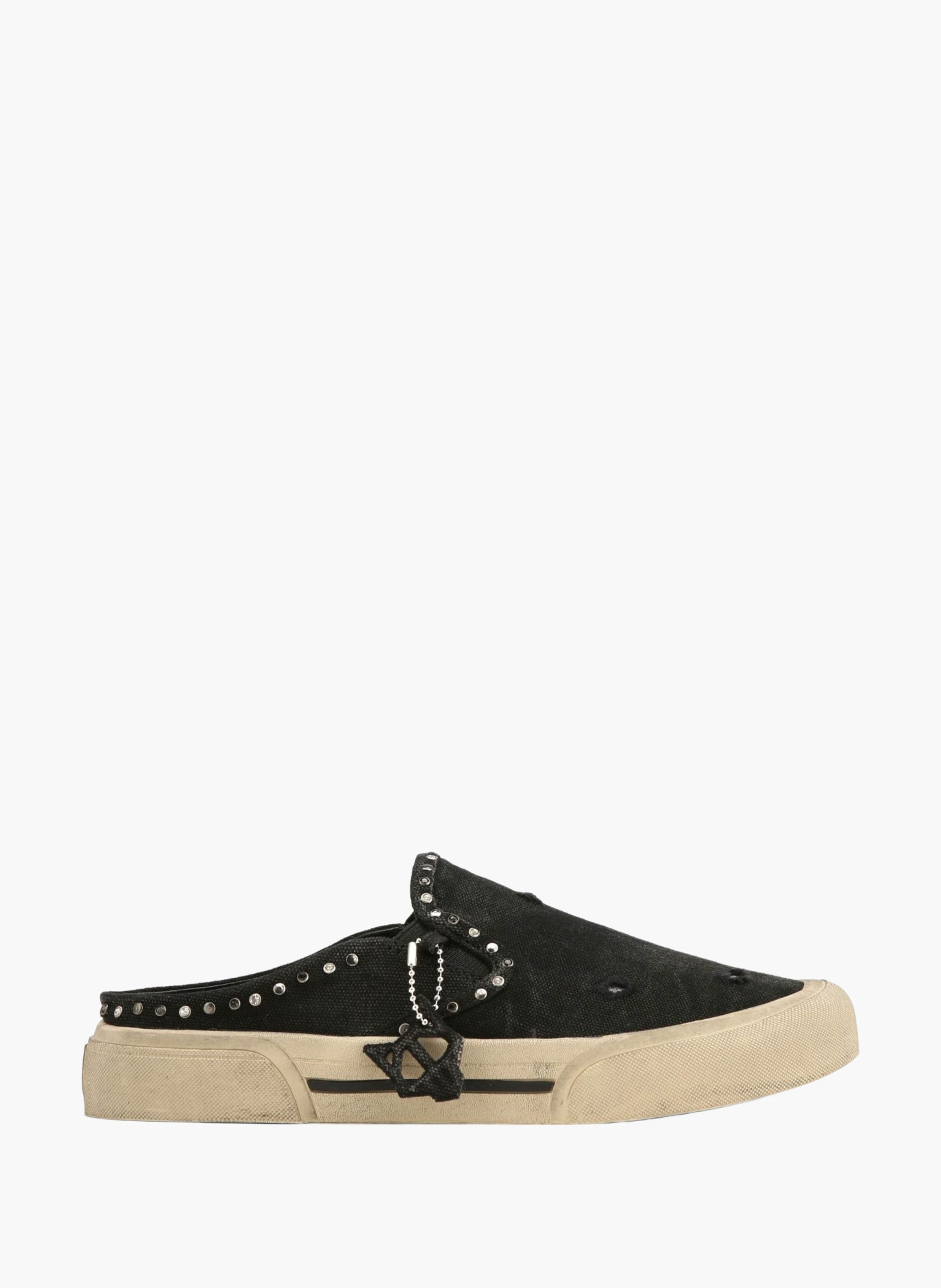 Baskets military en toile NAKED WOLFE Noir