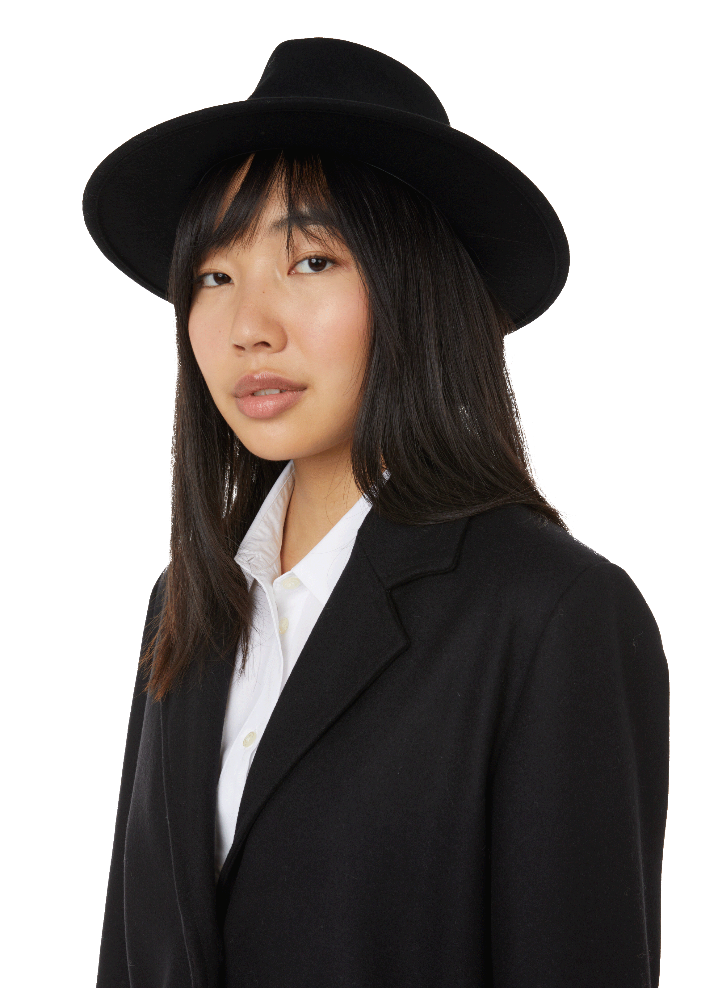 Chapeau fedora en laine SAISON 1865 Noir