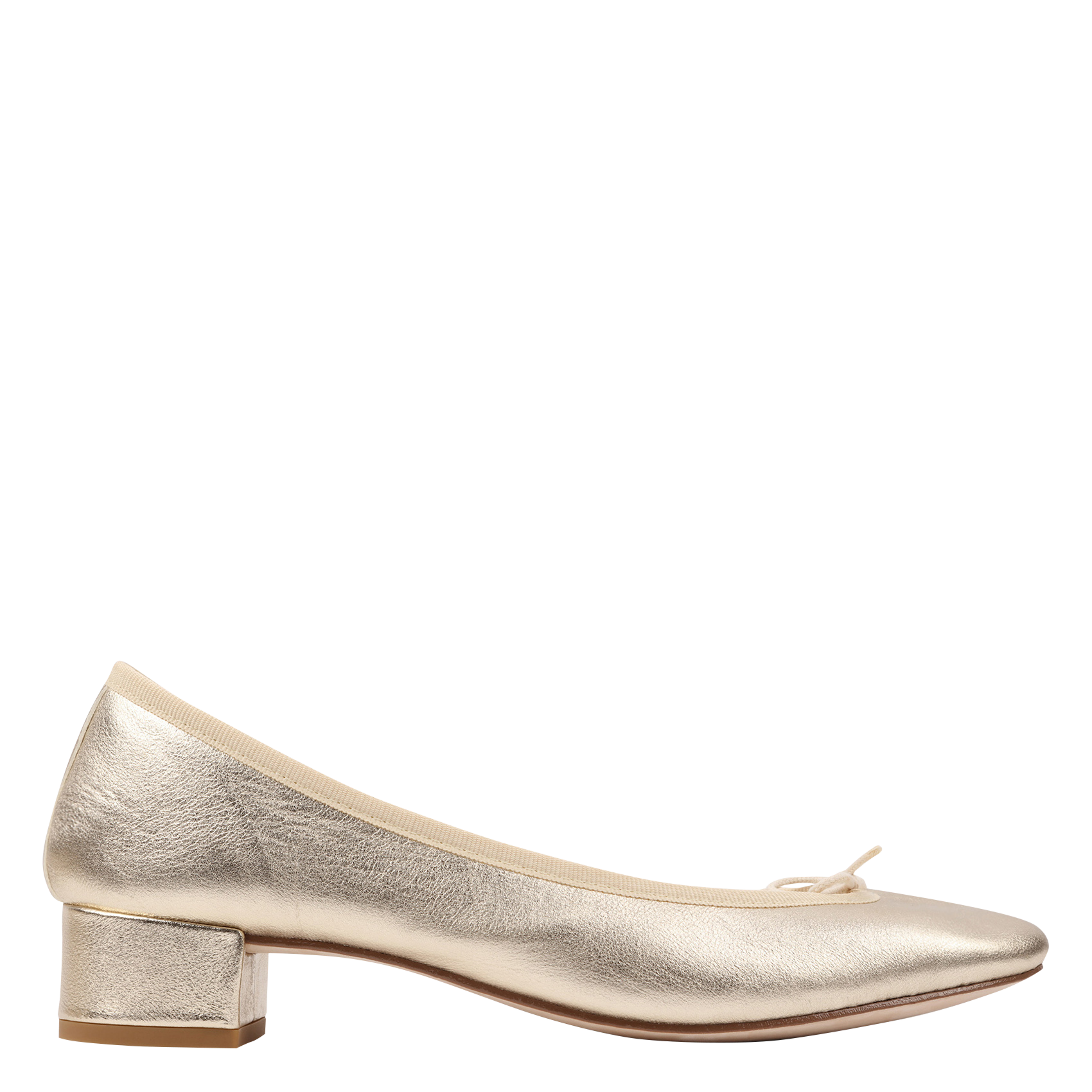 Ballerines à talons en cuir camille | Doré Ballerines & Mules mariage The Wedding Explorer