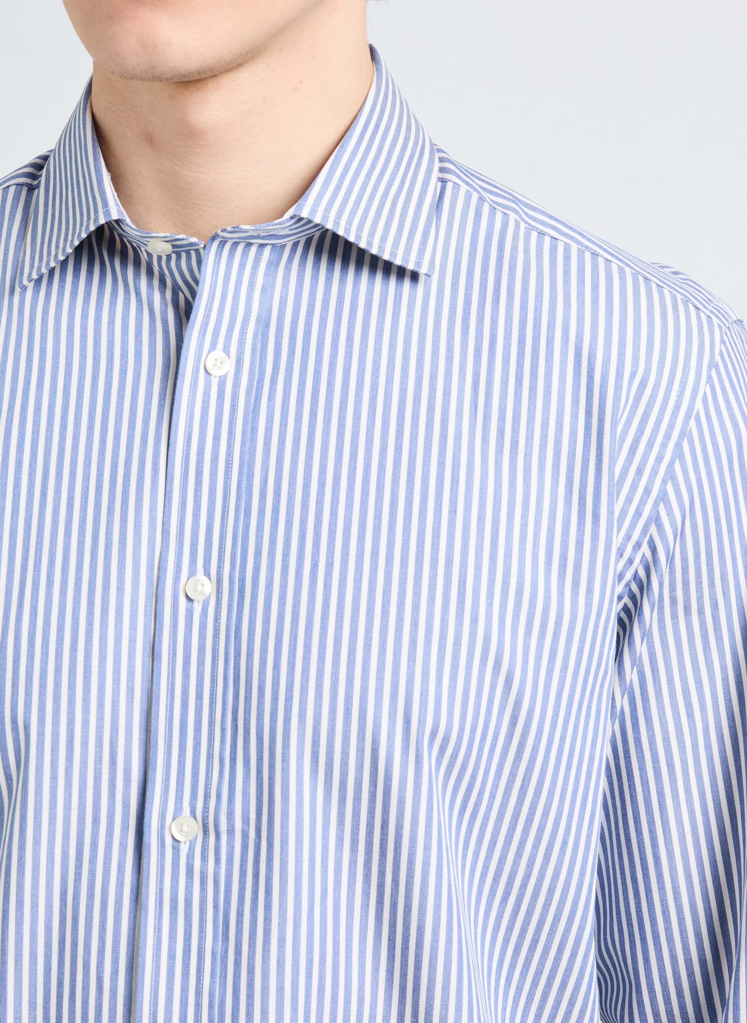 Chemise à rayures FACONNABLE Bleu