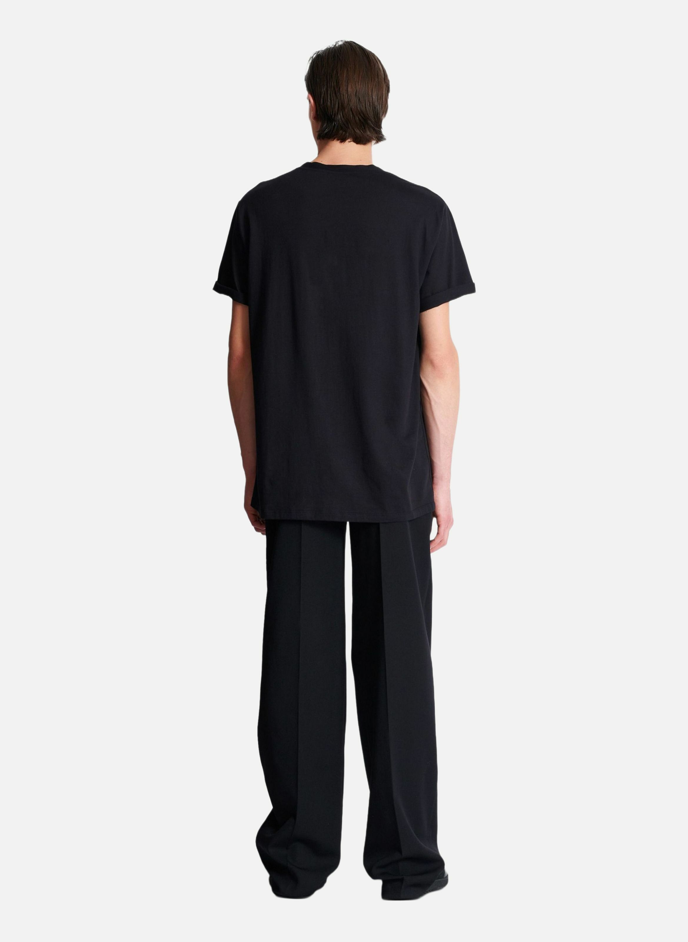 T-shirt brodé balmain galaxy BALMAIN Argent