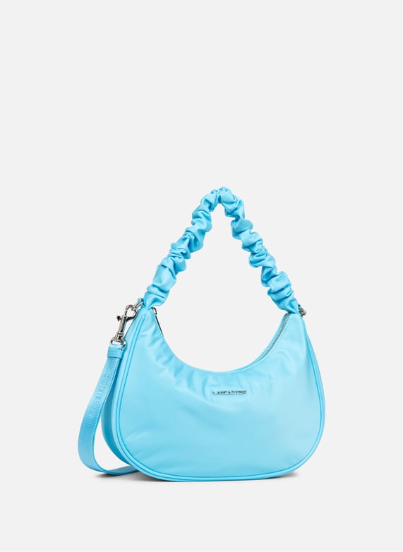 M hobo bag - Basic Chouchou | Blue by LANCASTER M hobo bag - Basic Chouchou Blue