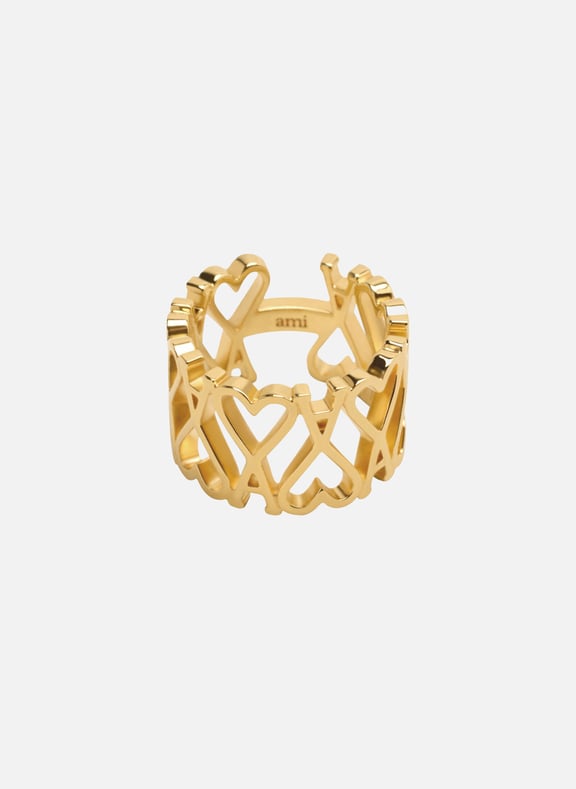 Bague ami de coeur unisexe Doré by AMI PARIS AMI PARIS Bague ami de coeur unisexe Doré