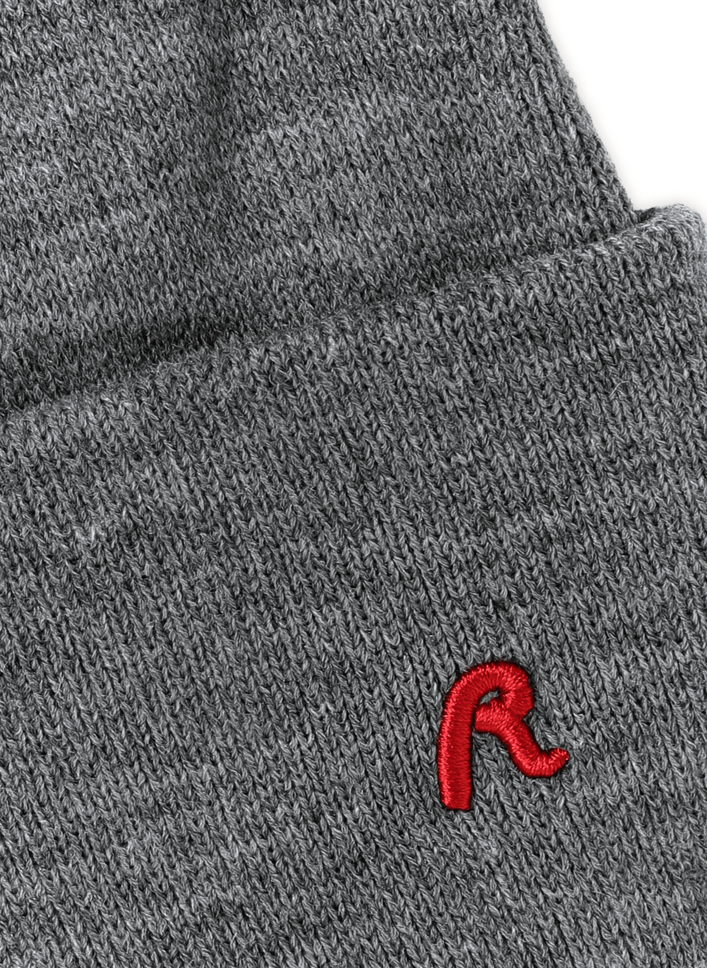 Plain beanie with fold-over cuff REPLAY Grey