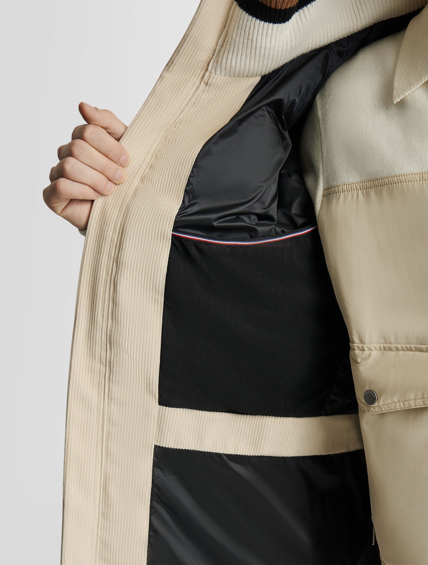 Doudoune atila velvet col montant coupe oversize FUSALP Jaune