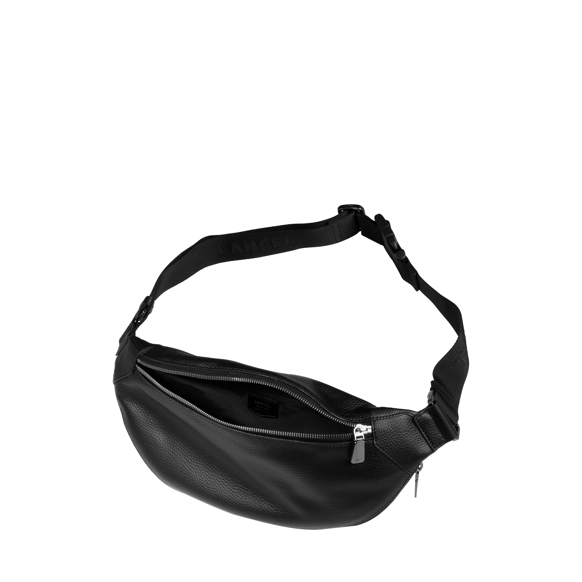 Sac ceinture origami de lancel en cuir LANCEL Noir