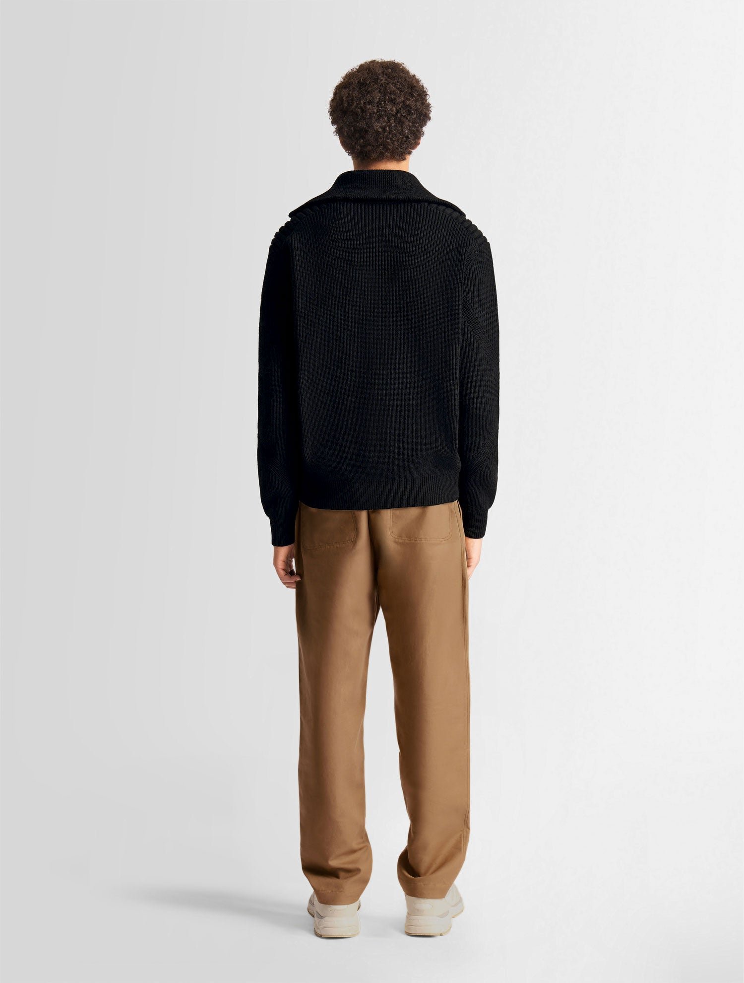 Pull vianor col montant coupe regular FUSALP Noir