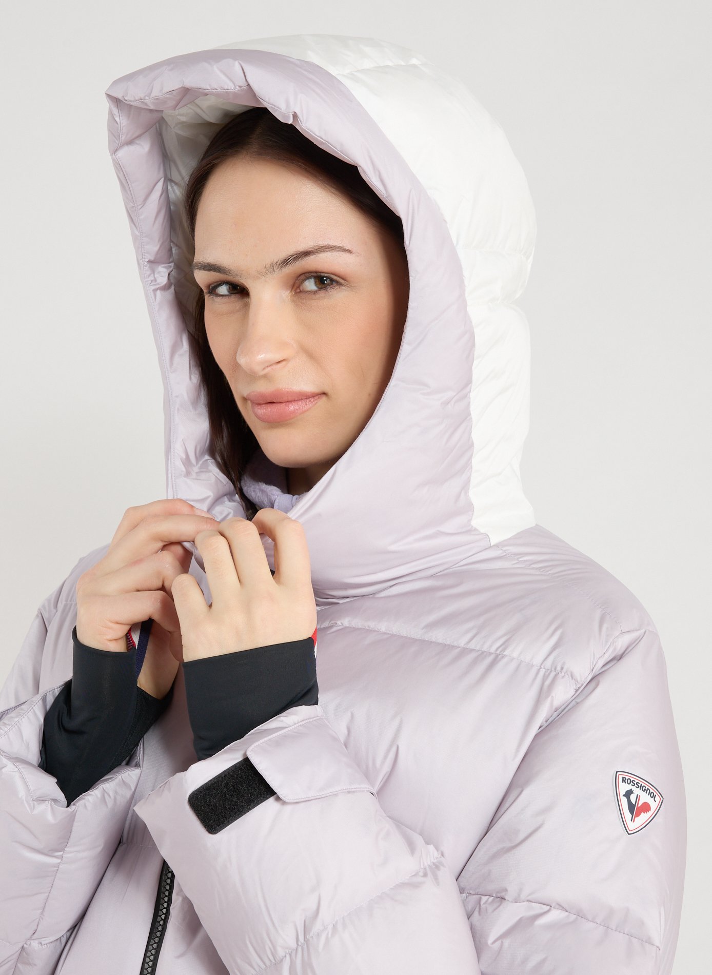 Quilted ski jacket ROSSIGNOL Purple