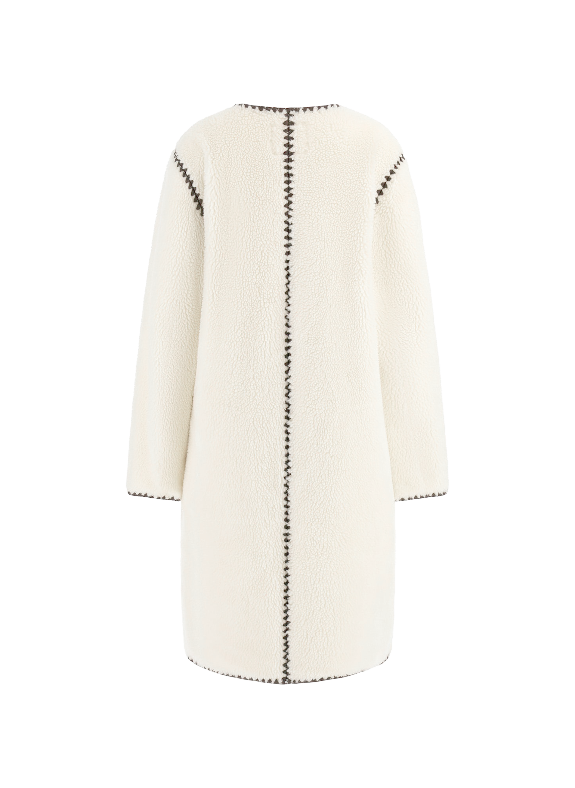 Manteau long en sherpa GUESS Beige