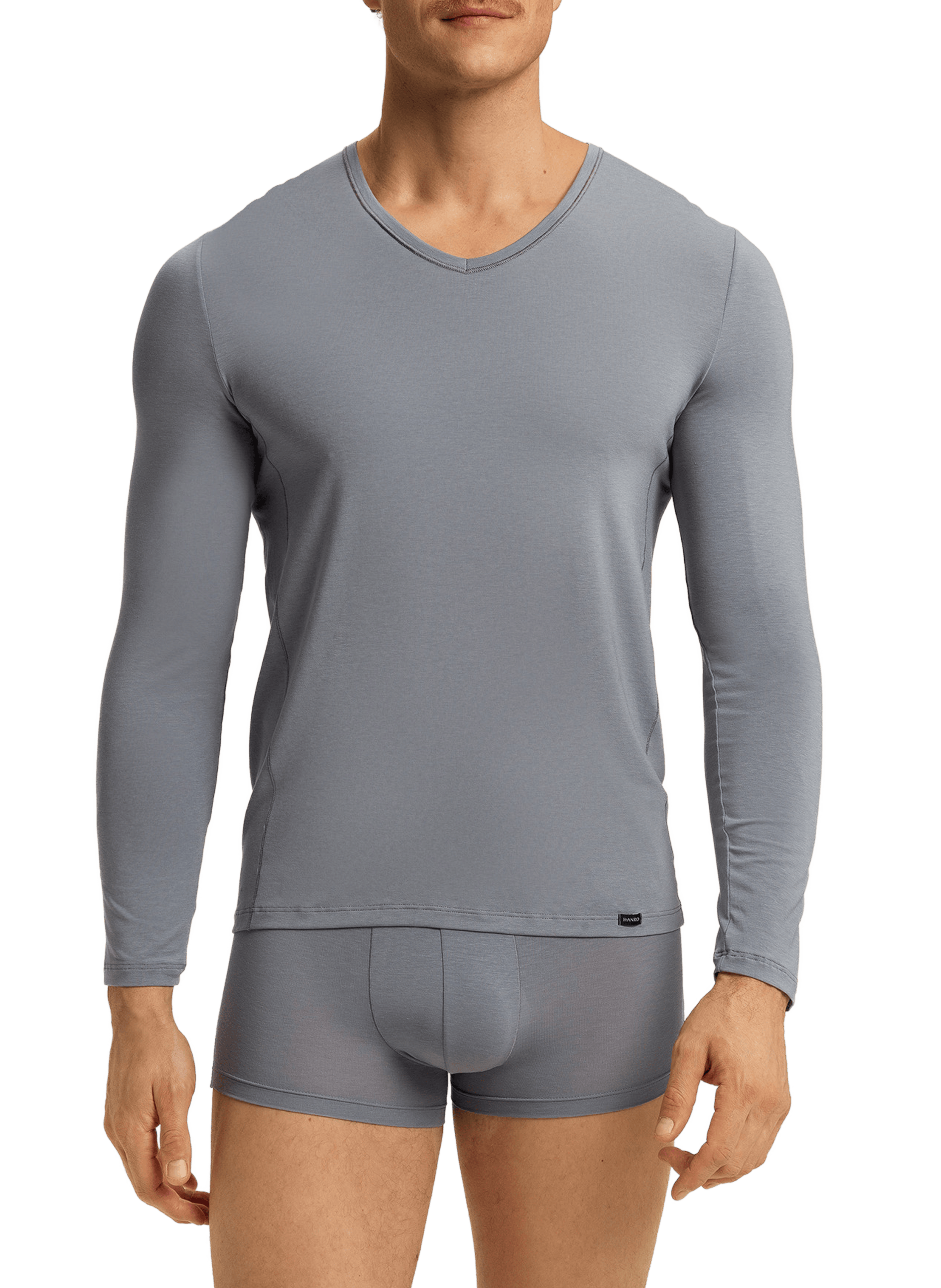 V-neck undershirt HANRO Grey