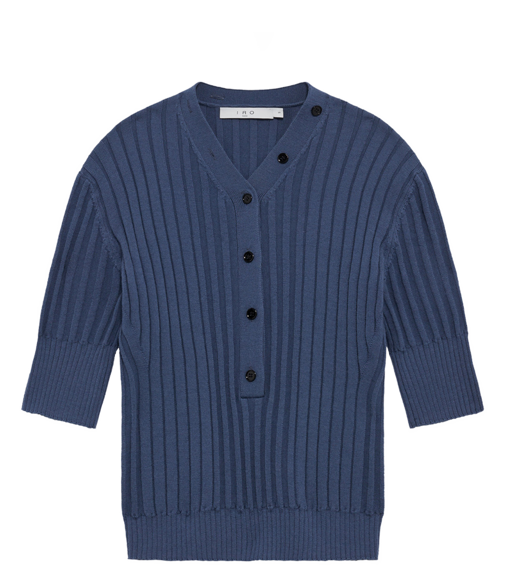 Pull col v en laine lunea IRO Bleu