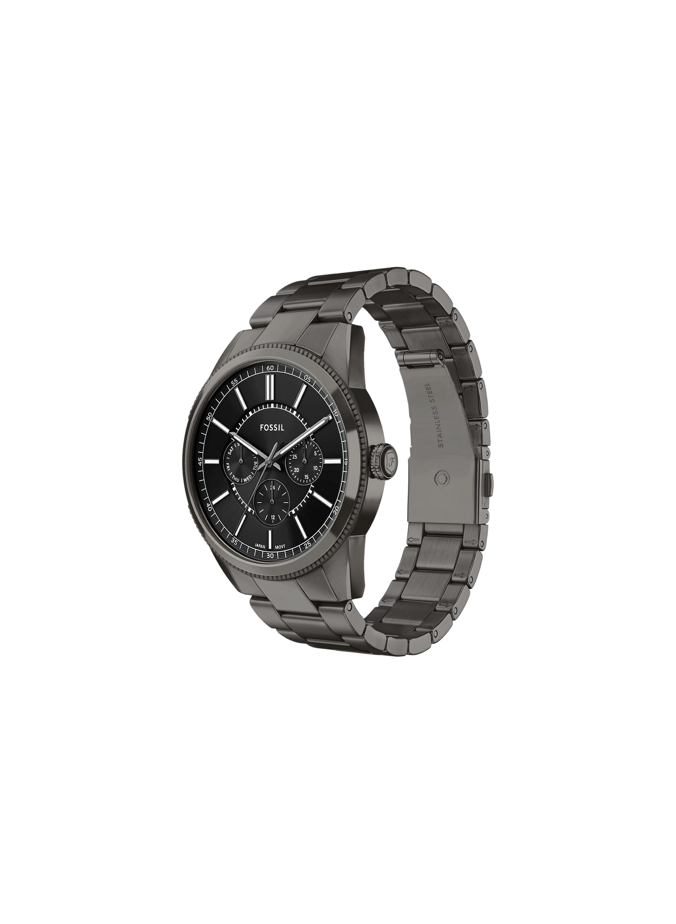 Montre Pearson en acier FOSSIL Noir