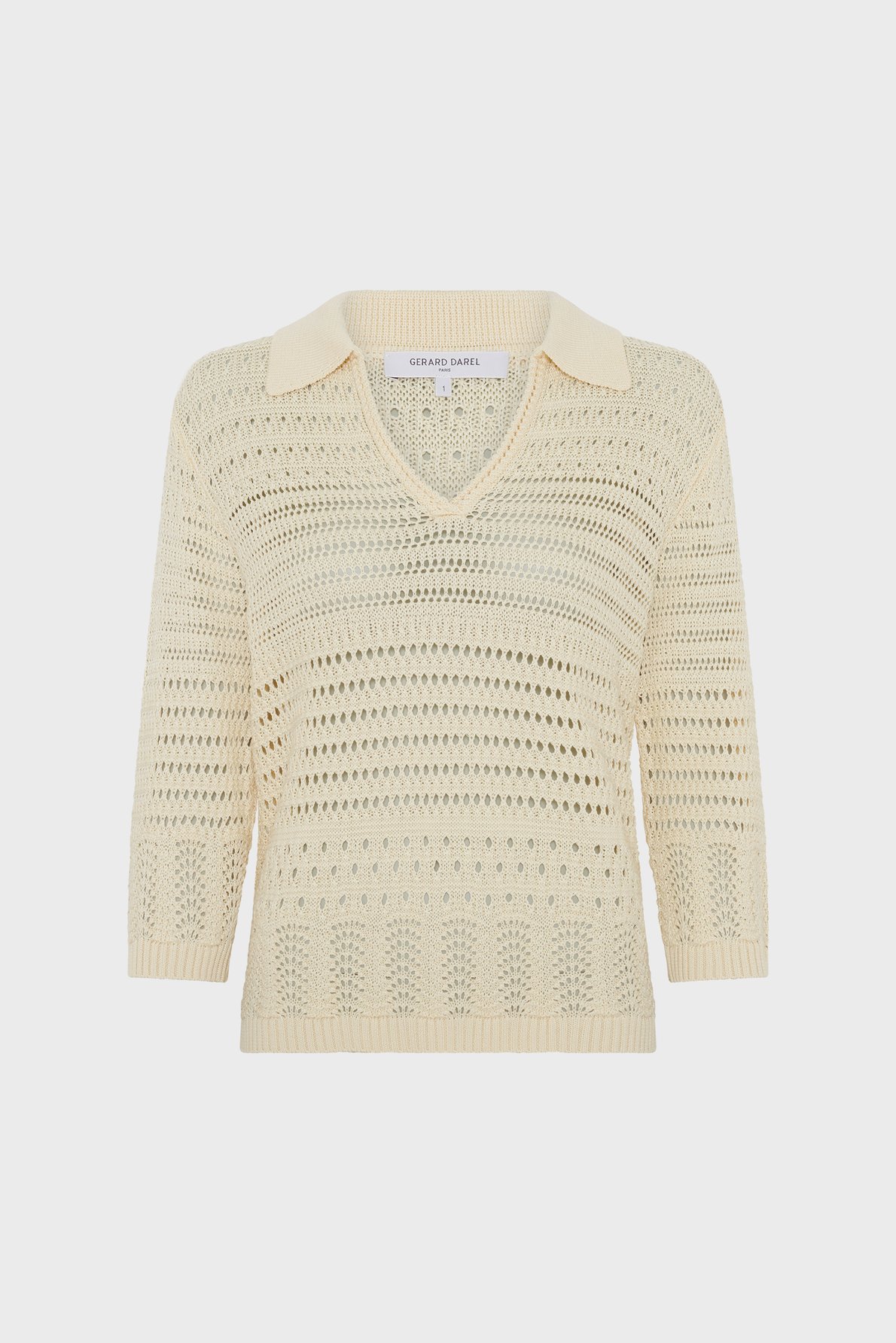 Polo en crochet - LAYLA GERARD DAREL Beige