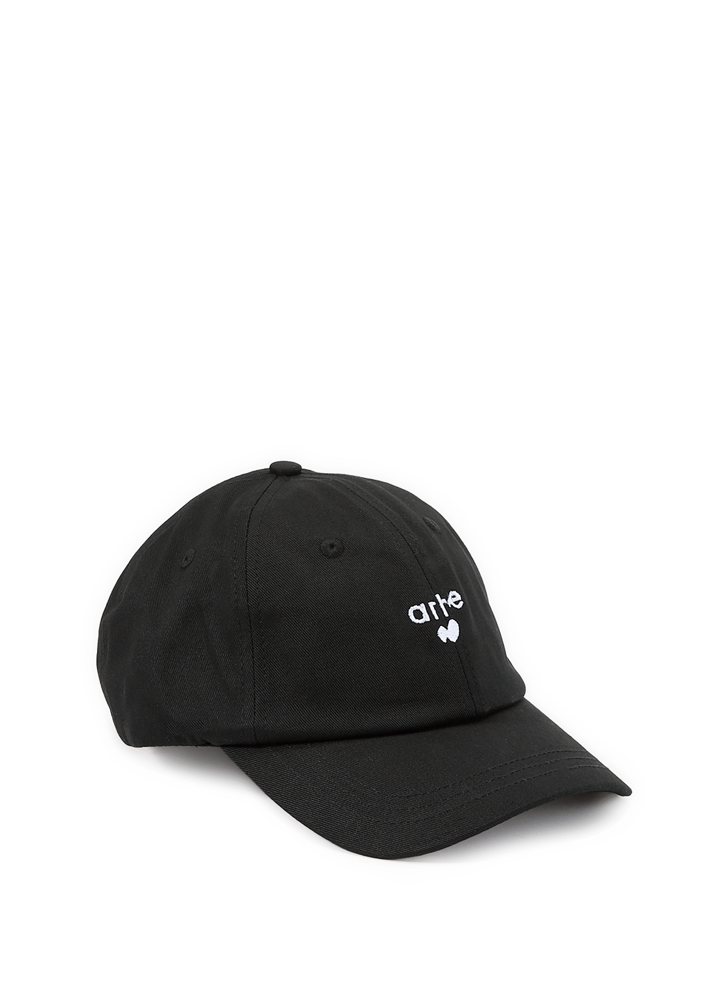 Cotton cap with logo embroidery ARTE ANTWERP Black