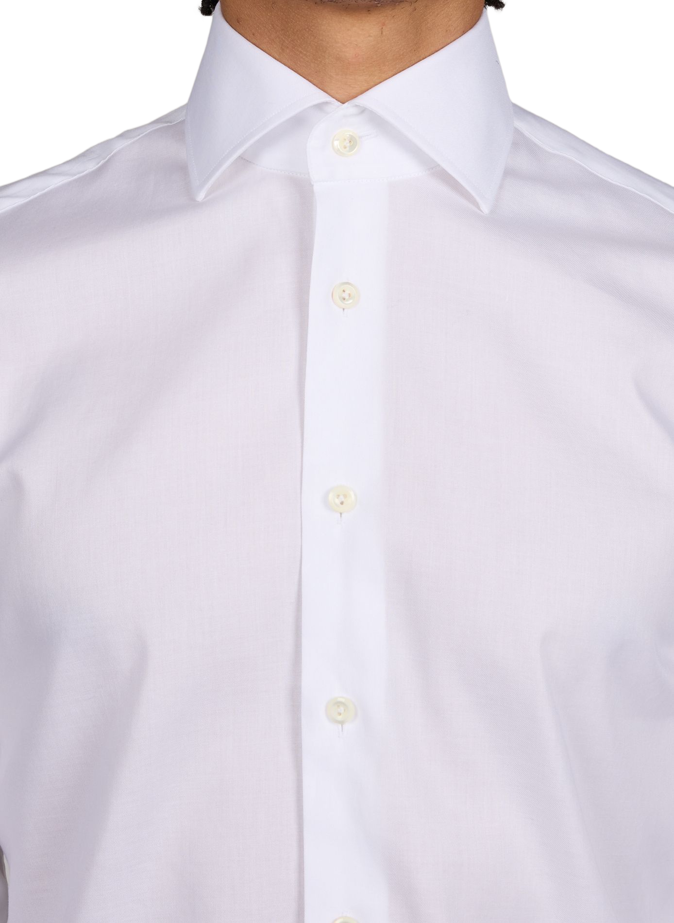 Chemise unie en coton VAN LAACK Blanc