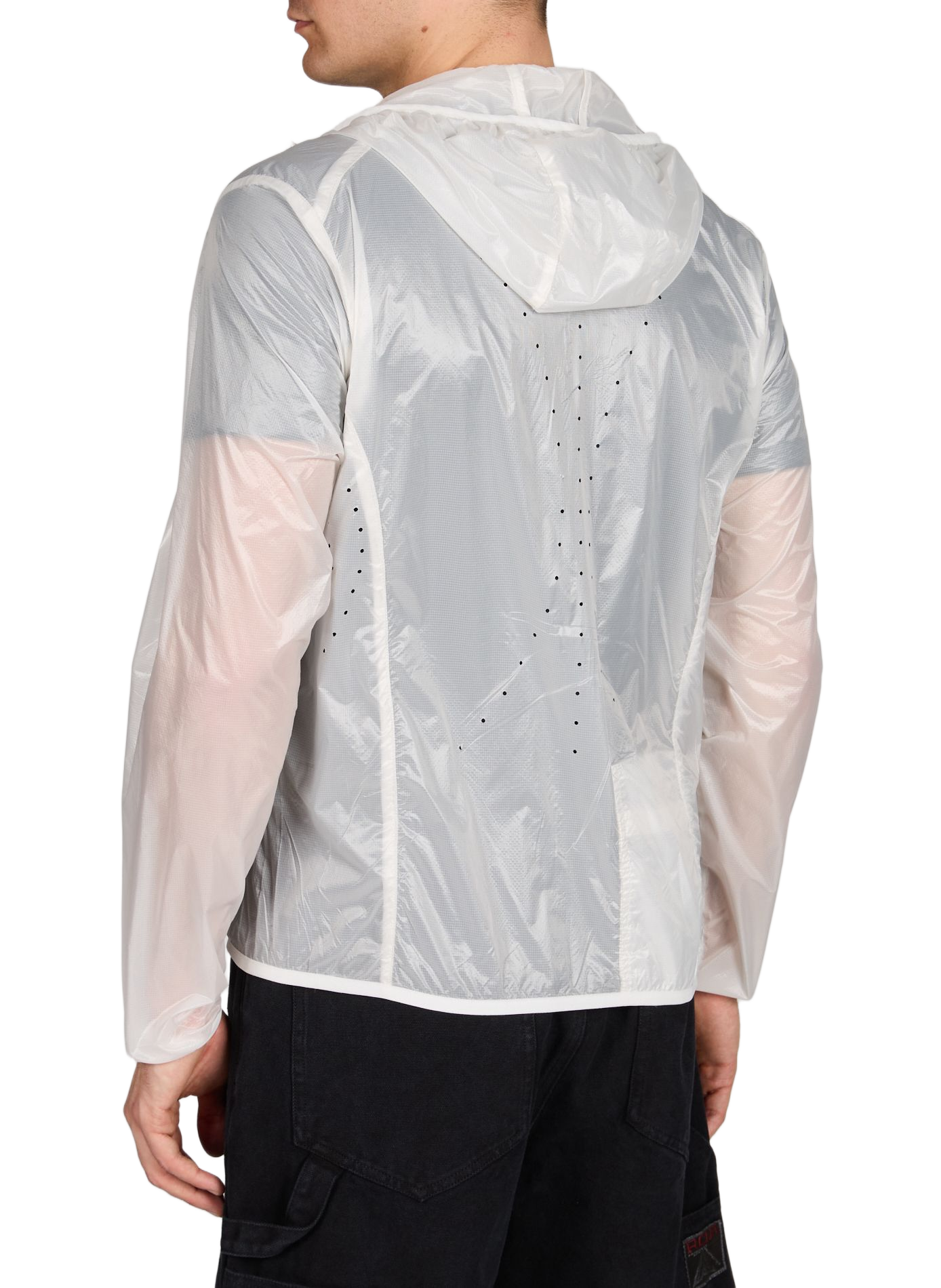 Waterproof hooded jacket | White ROA Men