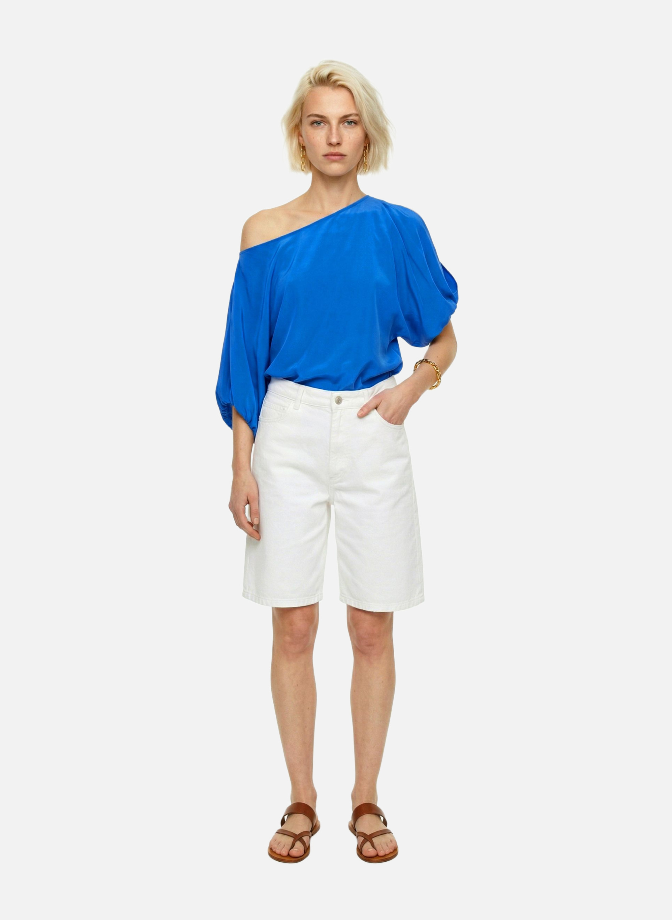 Blouse gul VANESSA BRUNO Bleu