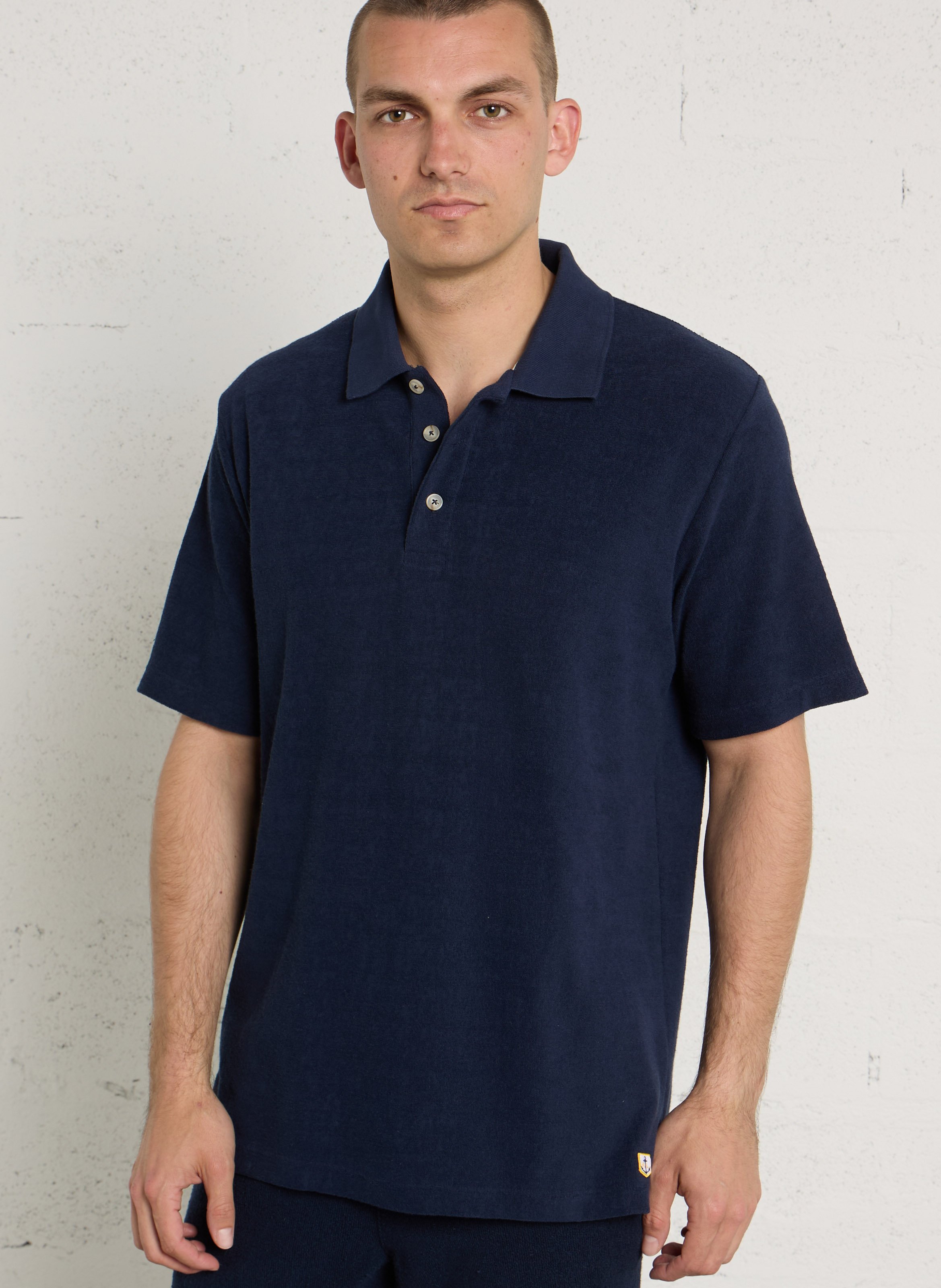 Polo oversize en coton heritage ARMOR-LUX Bleu