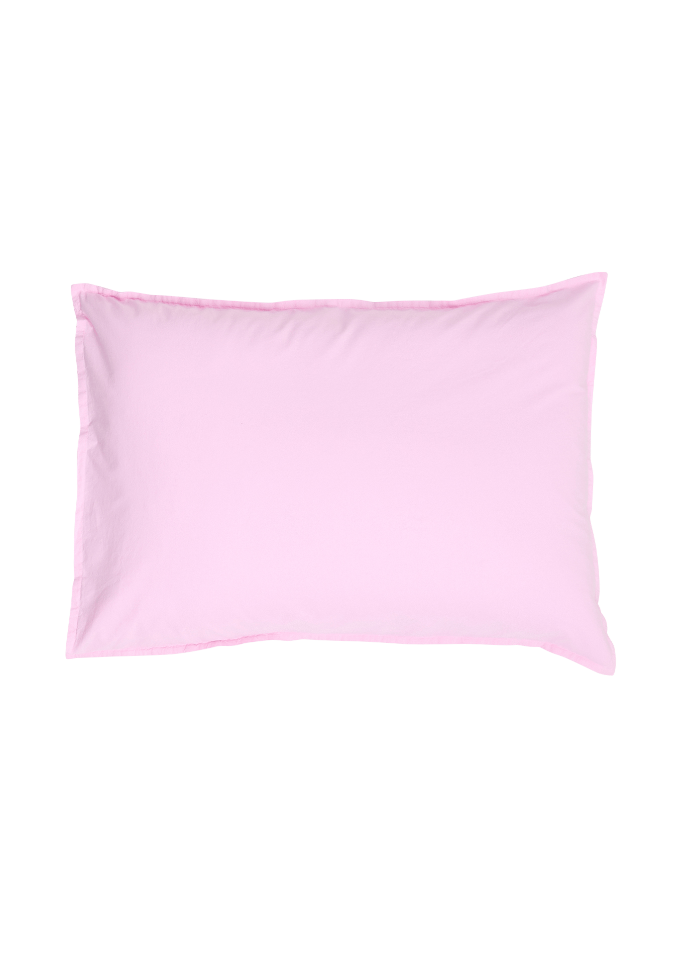 Taie d'oreiller en percale de coton AU PRINTEMPS PARIS Rose