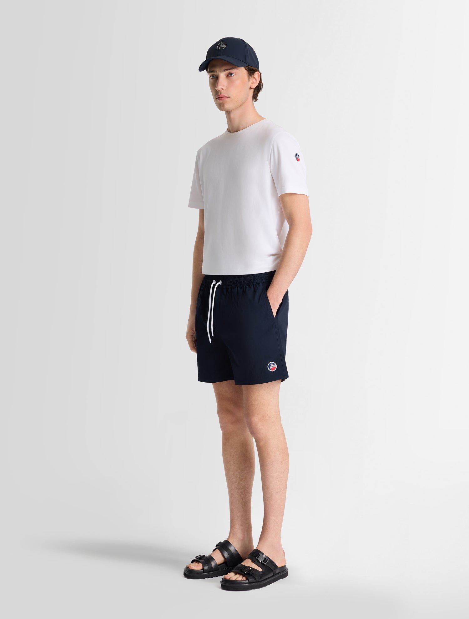 Zwembroek met halfhoge taille en regular fit | Blauw FUSALP Heren