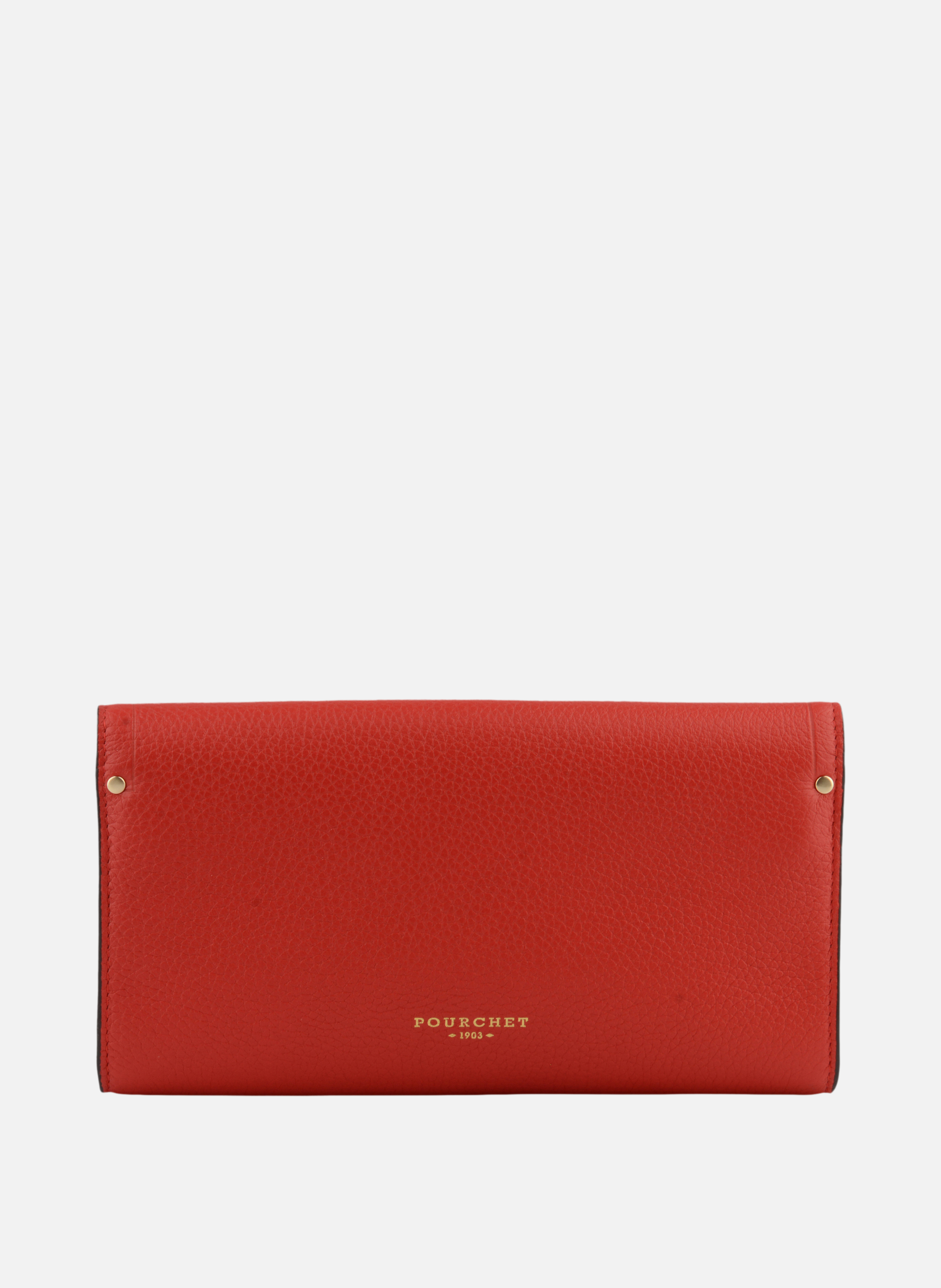 Sèvres | sac besace gm en cuir de vachette POURCHET Rouge