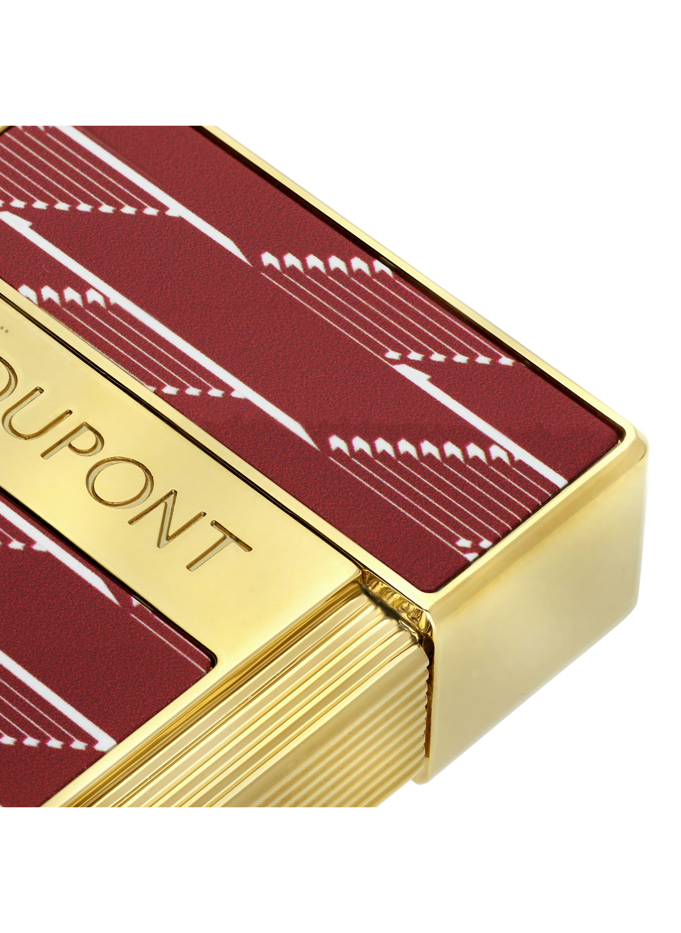 Monogram 1872 Lacquered Lighter S.T. DUPONT Red