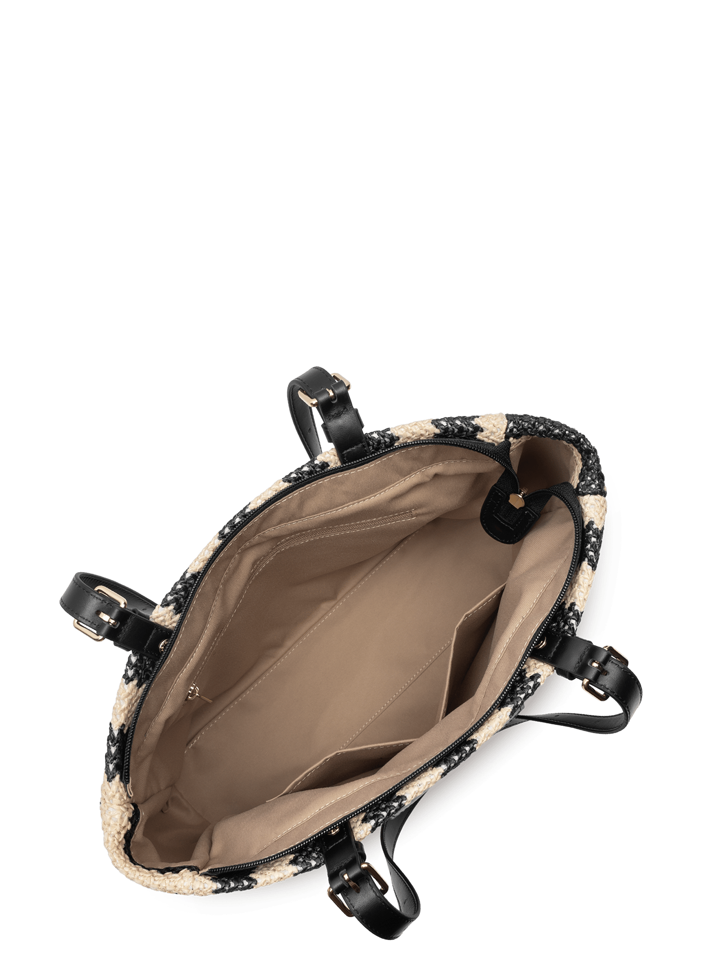Sac cabas épaule - mini osier LANCASTER Noir