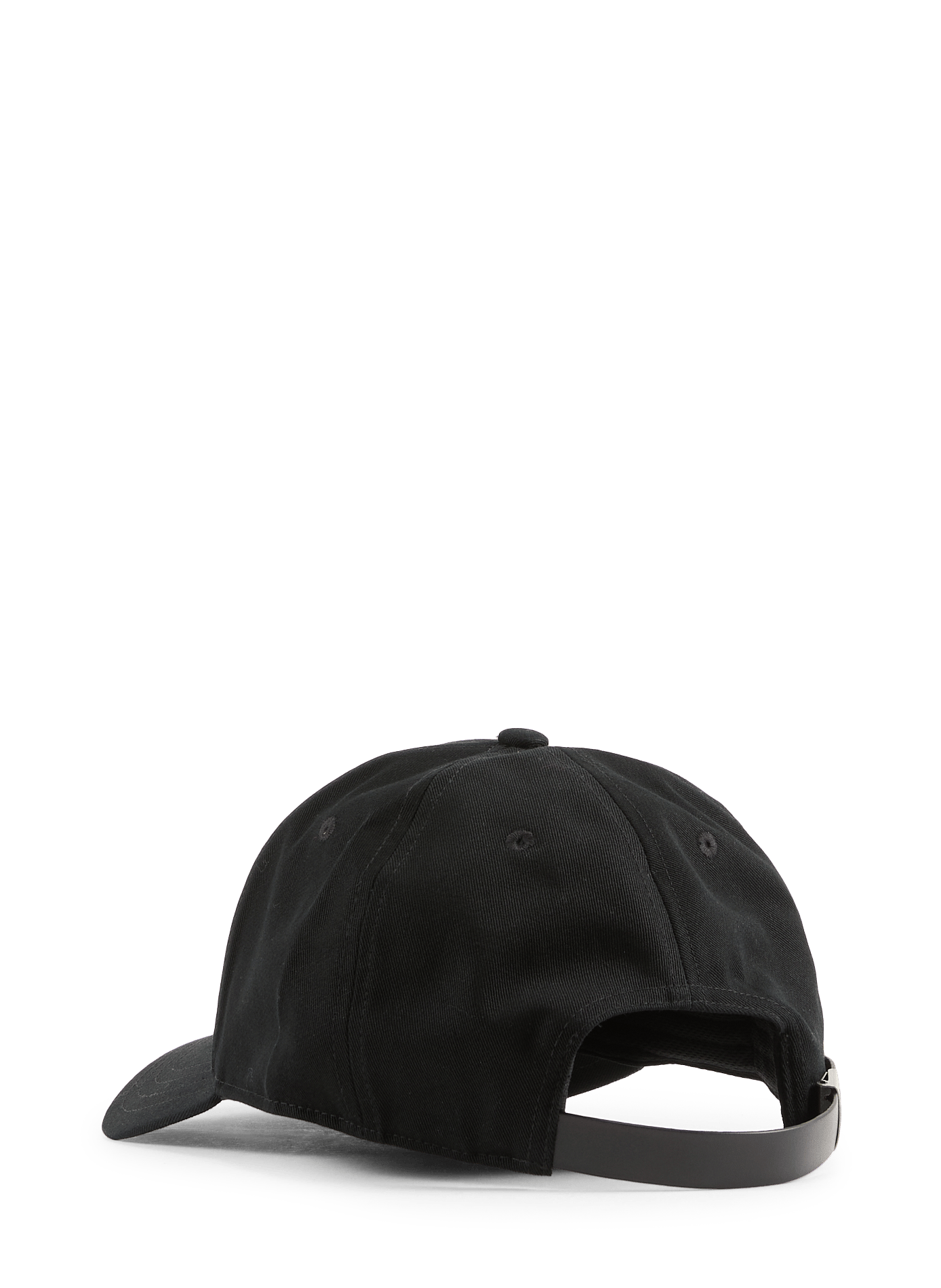 Cotton Logo Baseball Cap MOOSE KNUCKLES Black