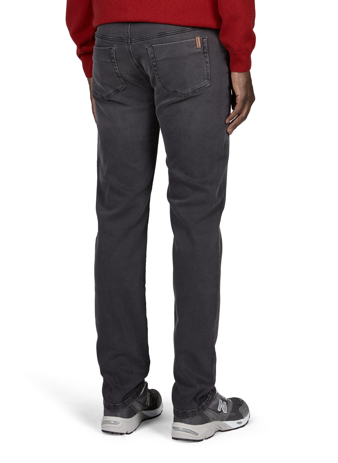 Einfarbige Jeans aus Baumwoll-Denim-Mix NOTIFY Grau