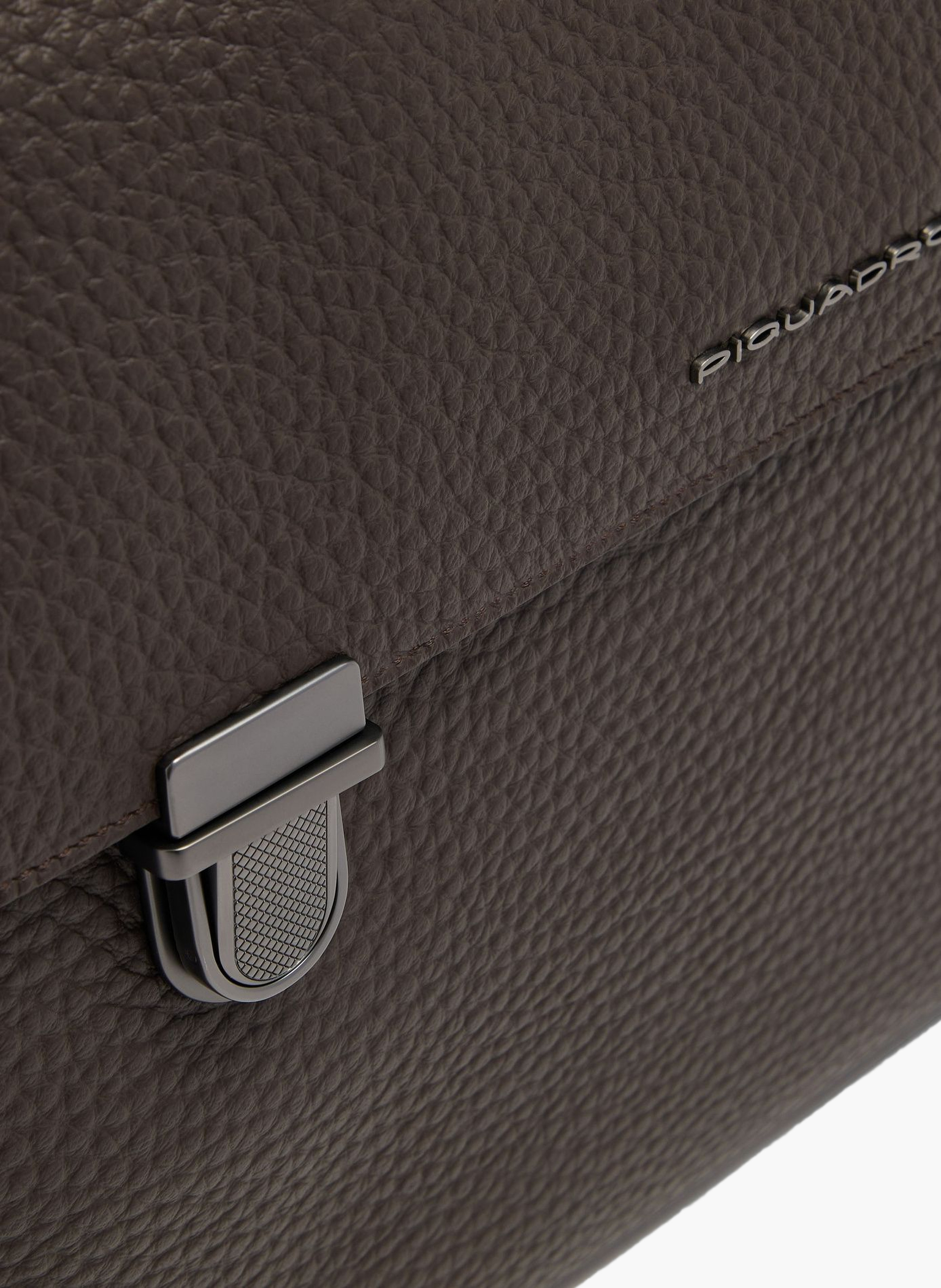 Sac pour ordinateur 15,6", personnalisable PIQUADRO Marron