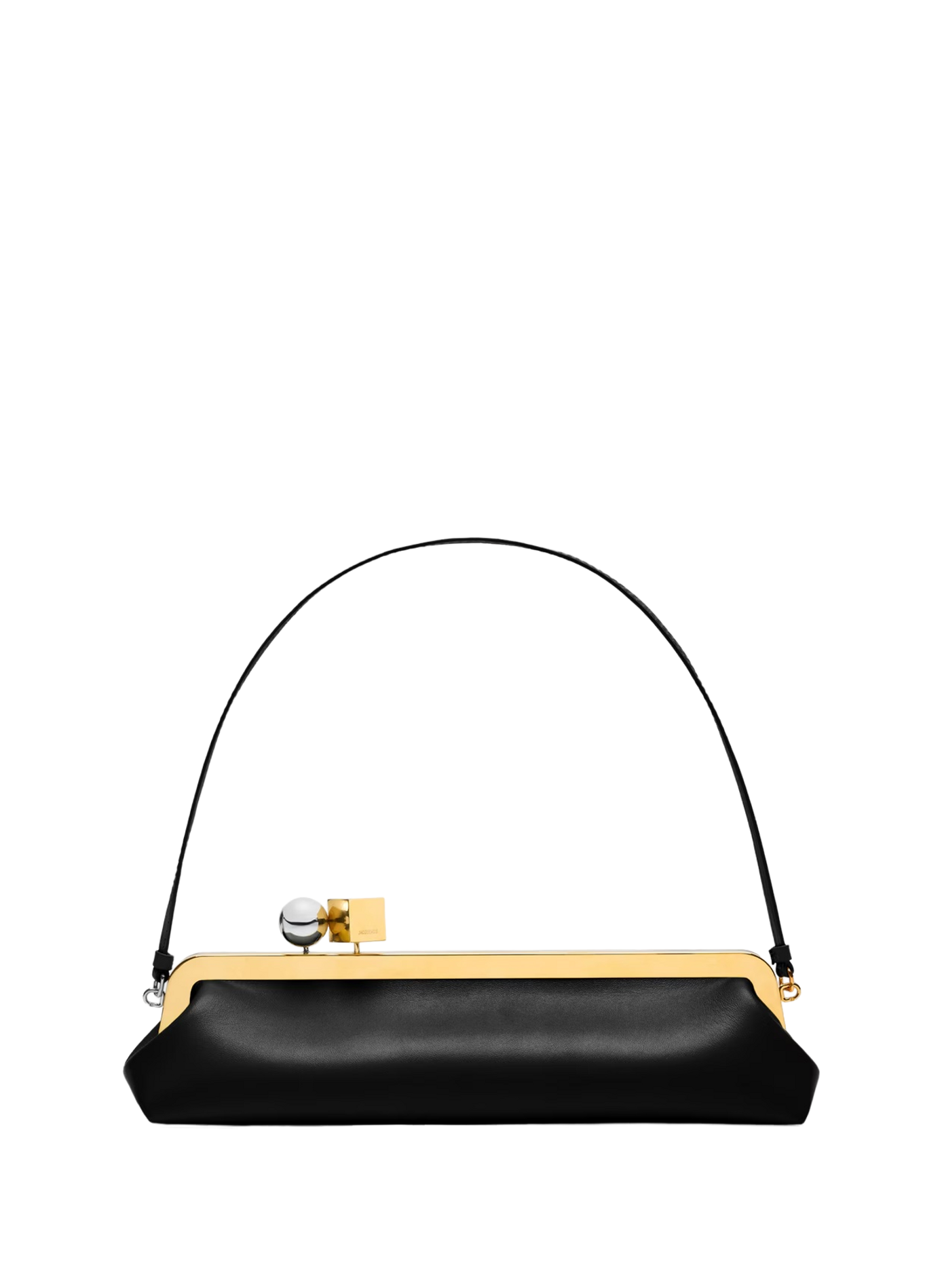 La cartera Salon de cuero de cordero JACQUEMUS Negro