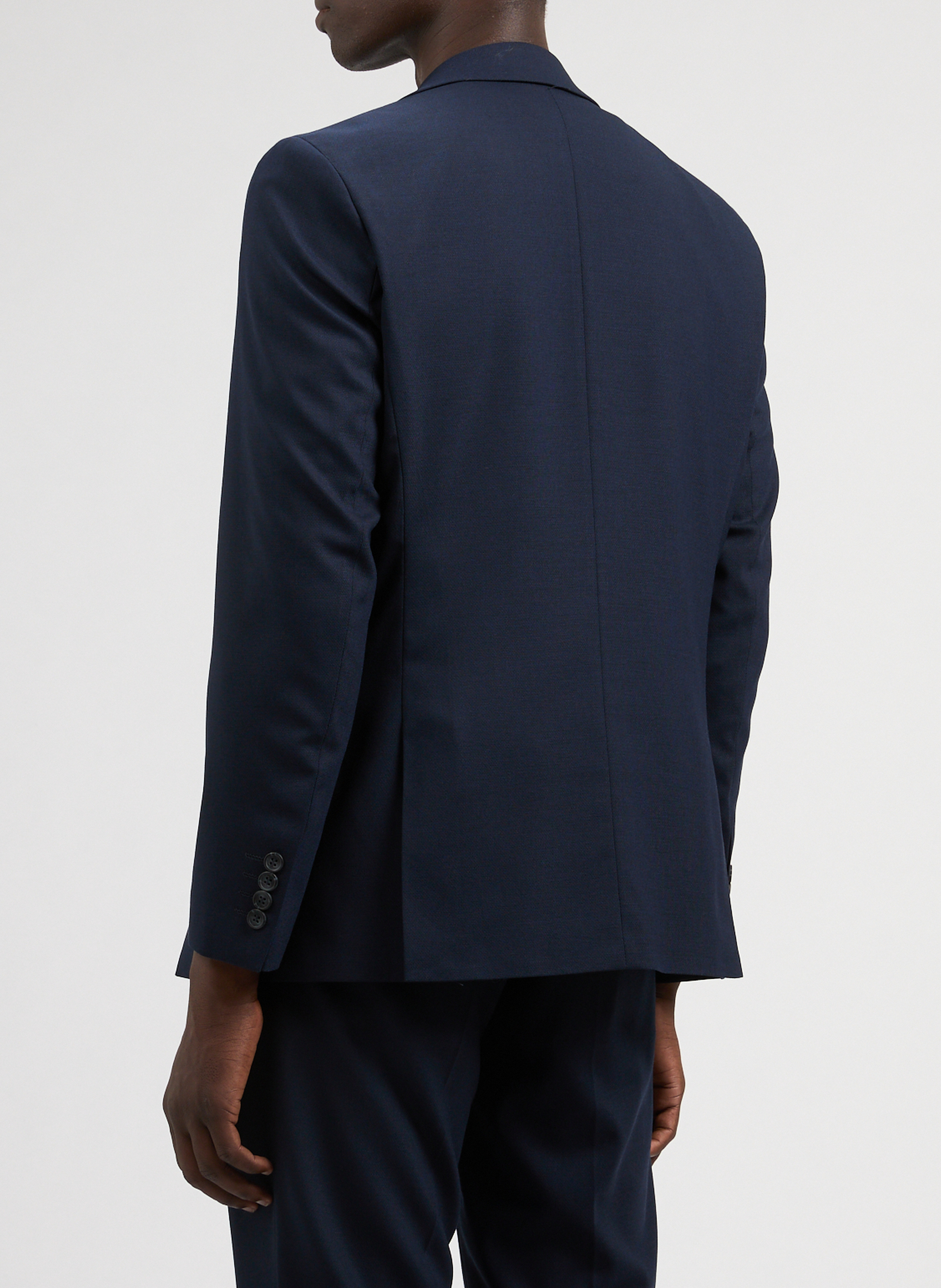 Schmaler Blazer mit mehreren Taschen SELECTED Blau