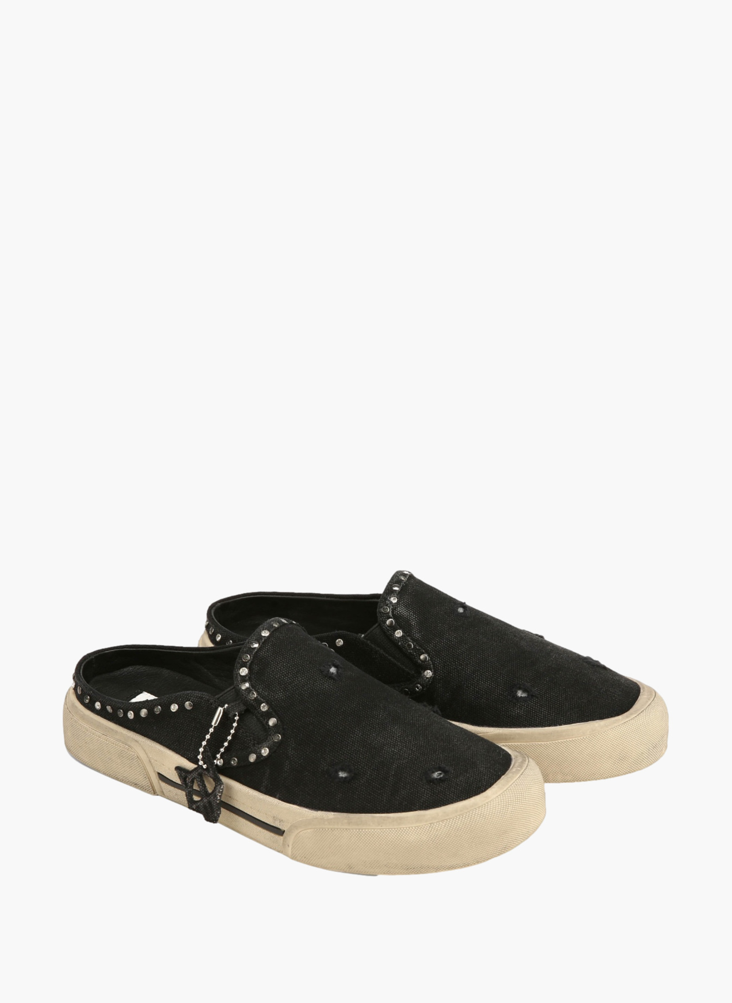 Baskets military en toile NAKED WOLFE Noir