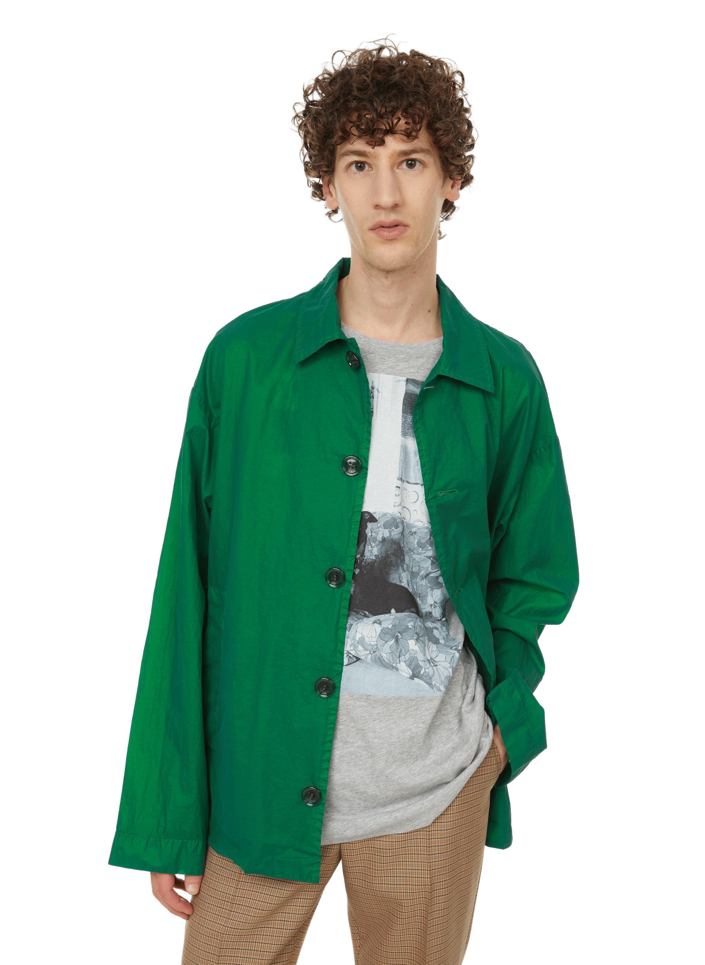 DRIES VAN NOTEN Veste droite Voscree Vert
