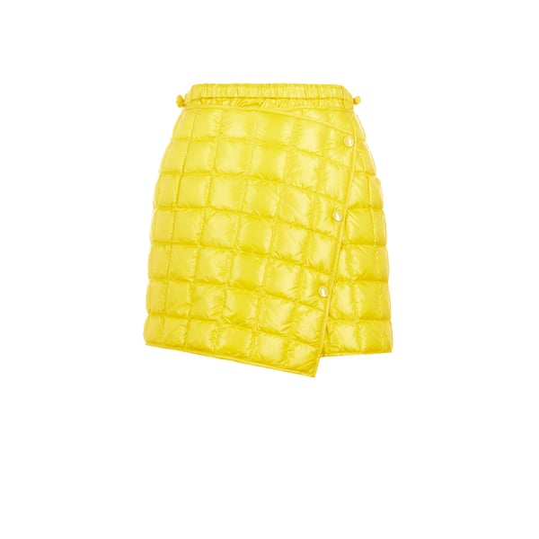 Jupe portefeuille matelassée