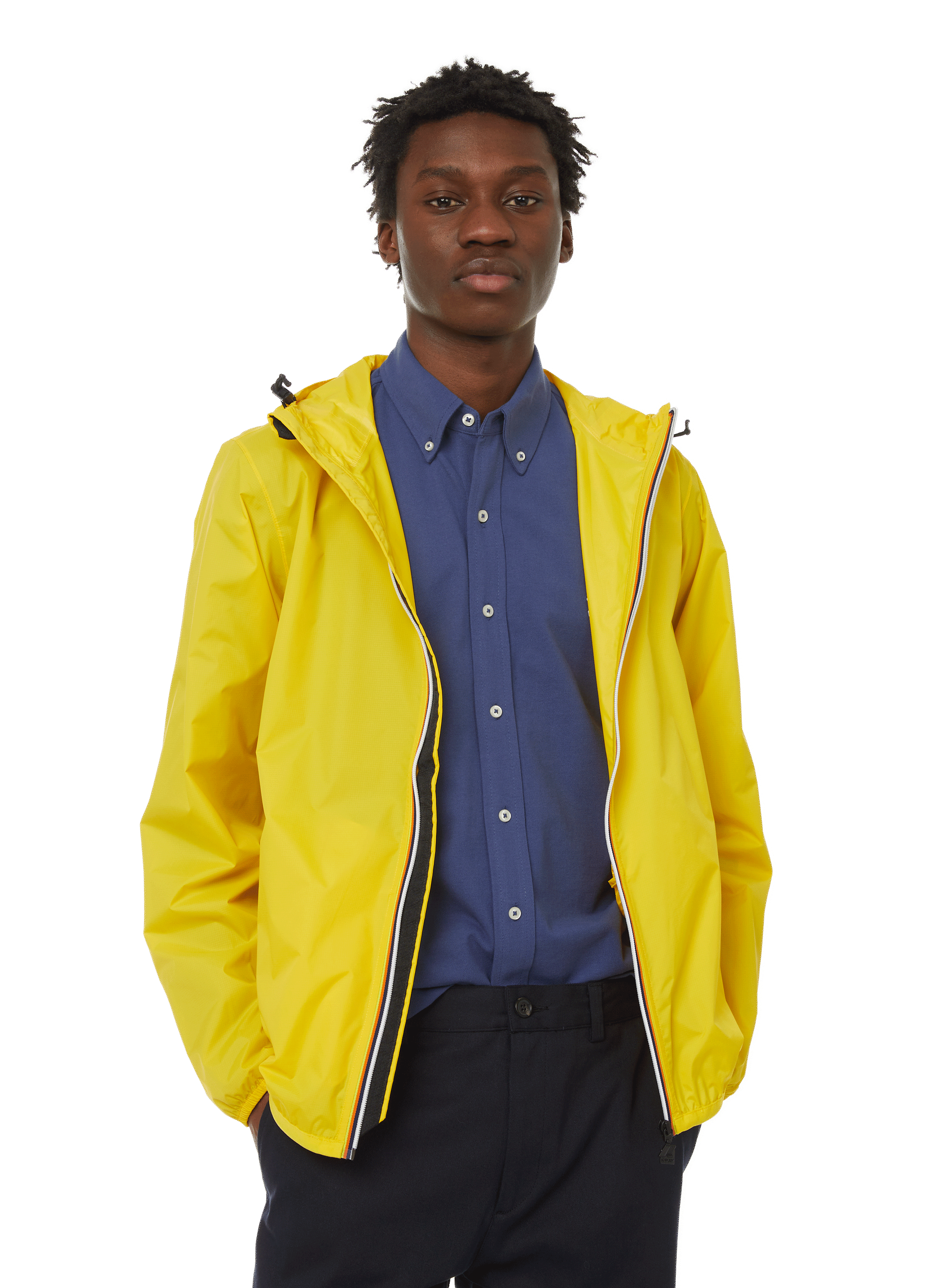 Coat K-WAY Men color Yellow