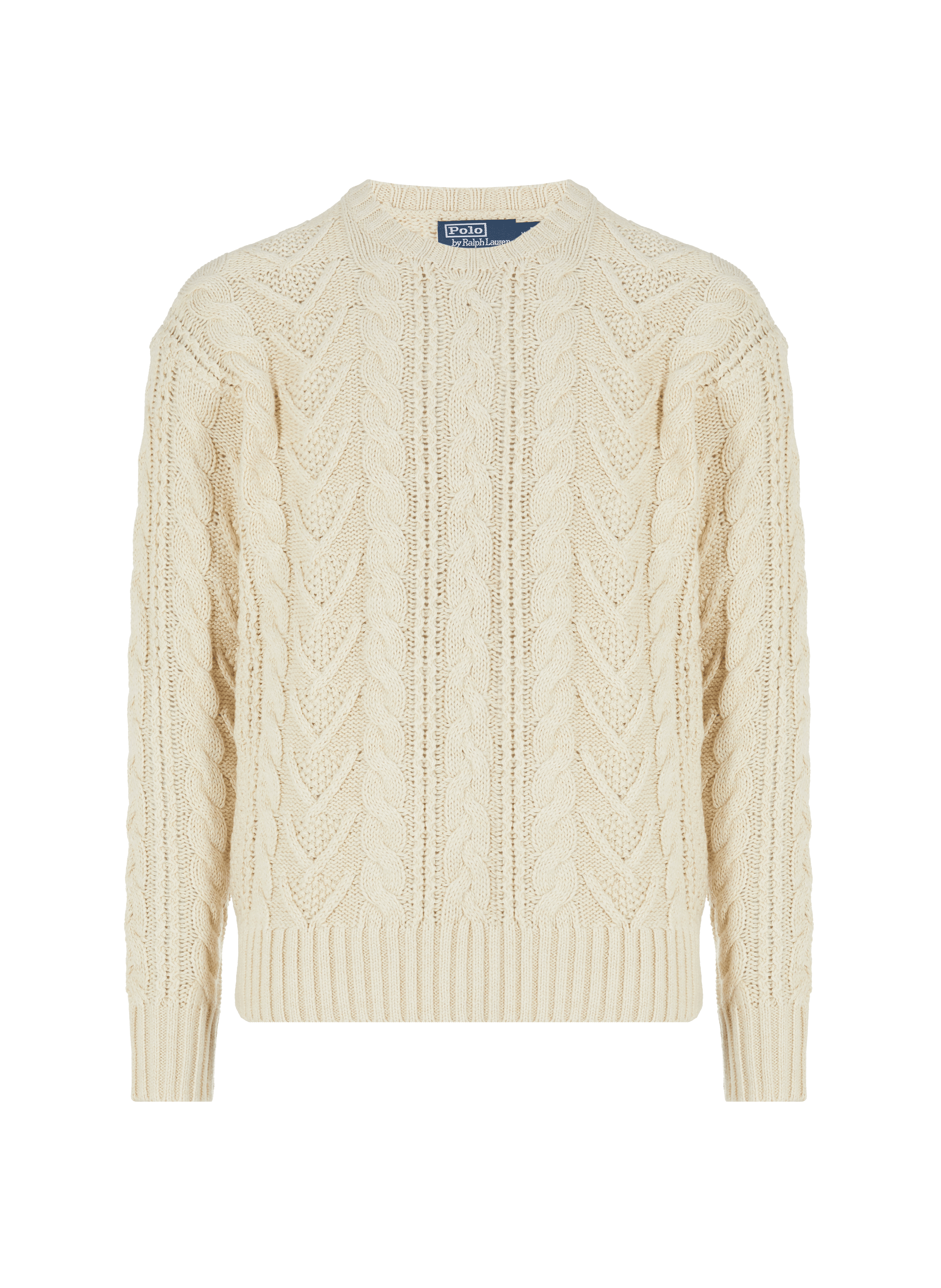 Pull en maille tressée