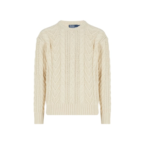 Pull en maille tressée